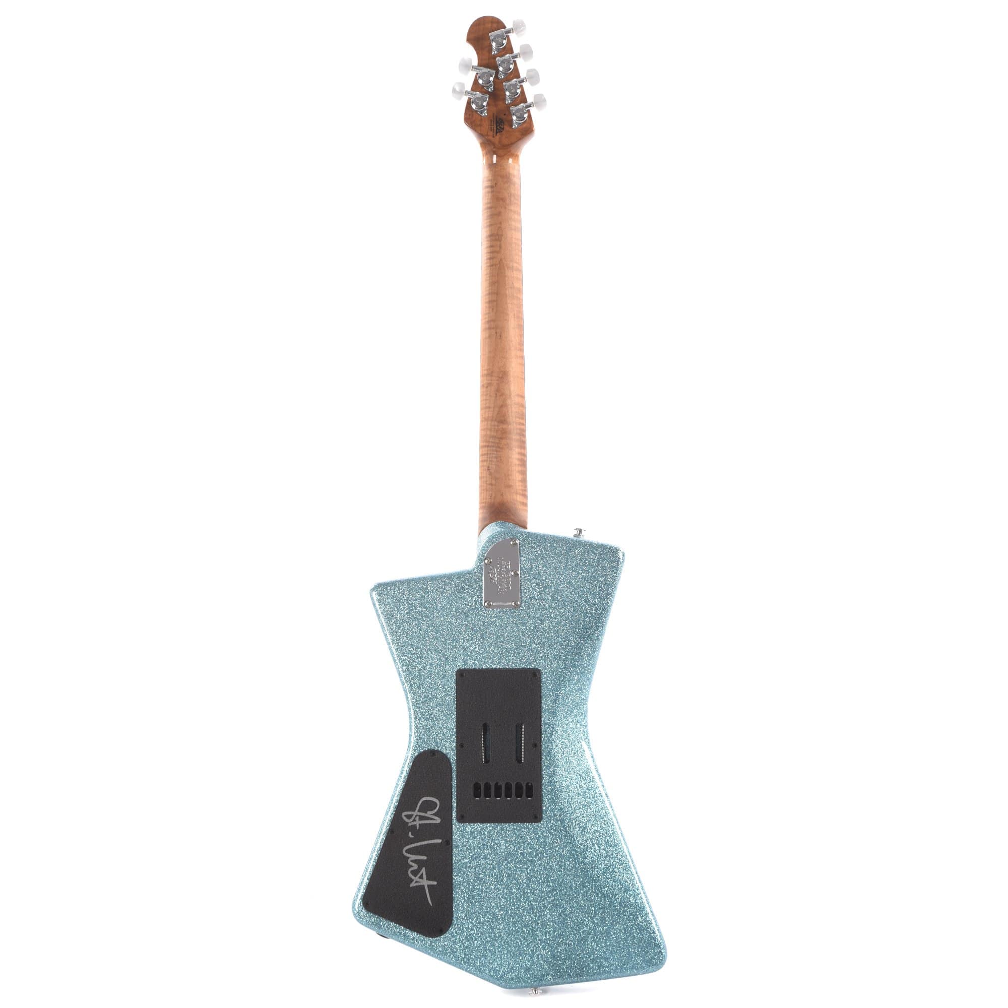 Music Man BFR St Vincent HHH Turquoise Crush w/White Pickguard Electric Guitars / Solid Body