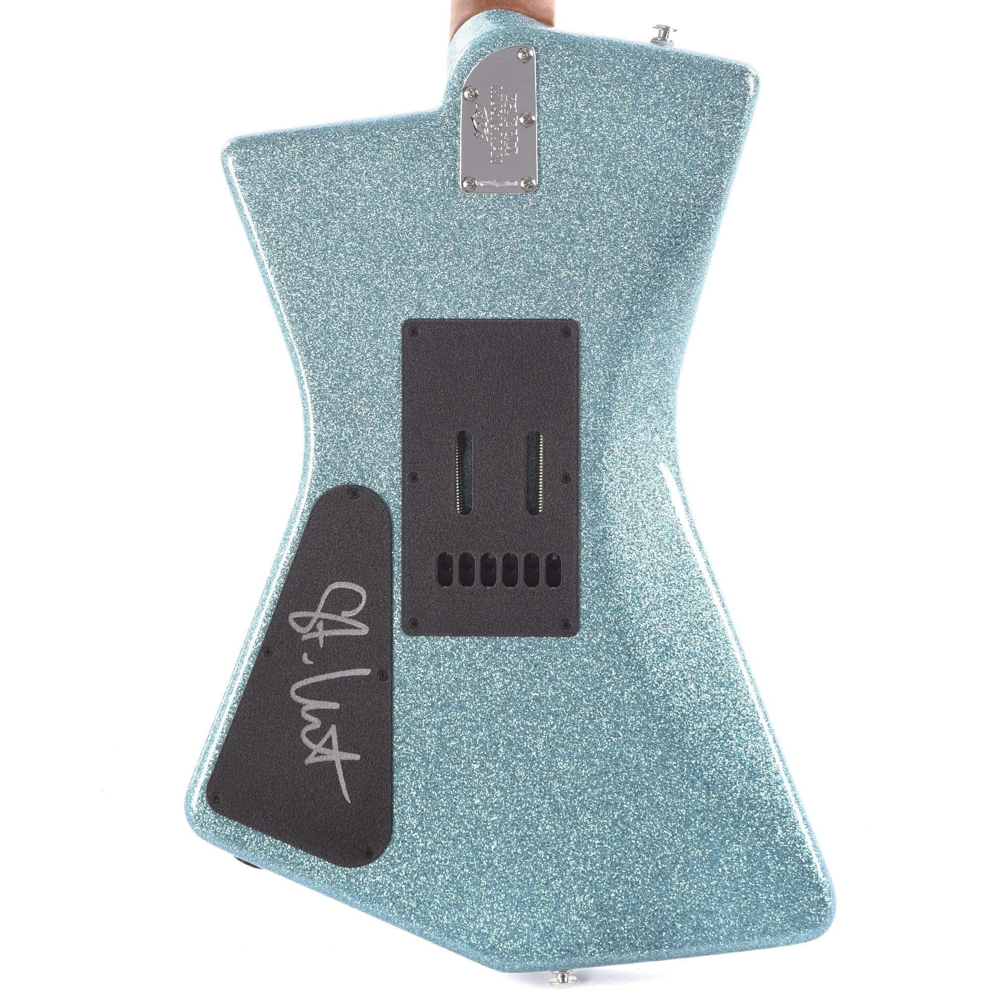 Music Man BFR St Vincent HHH Turquoise Crush w/White Pickguard Electric Guitars / Solid Body