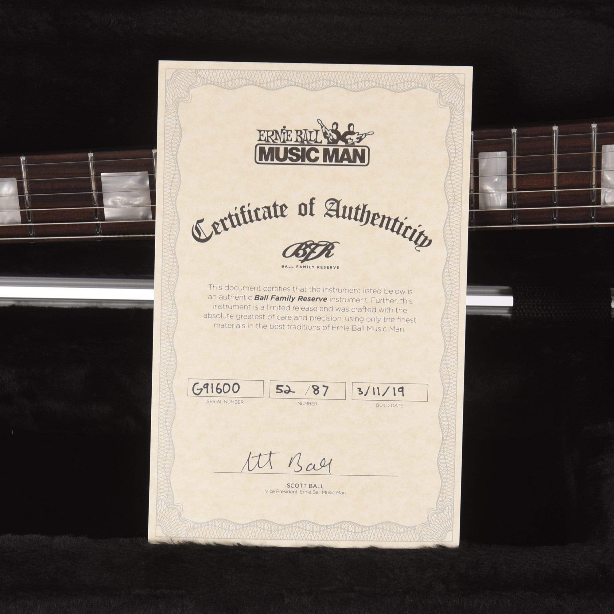 Music Man BFR St Vincent HHH Turquoise Crush w/White Pickguard Electric Guitars / Solid Body