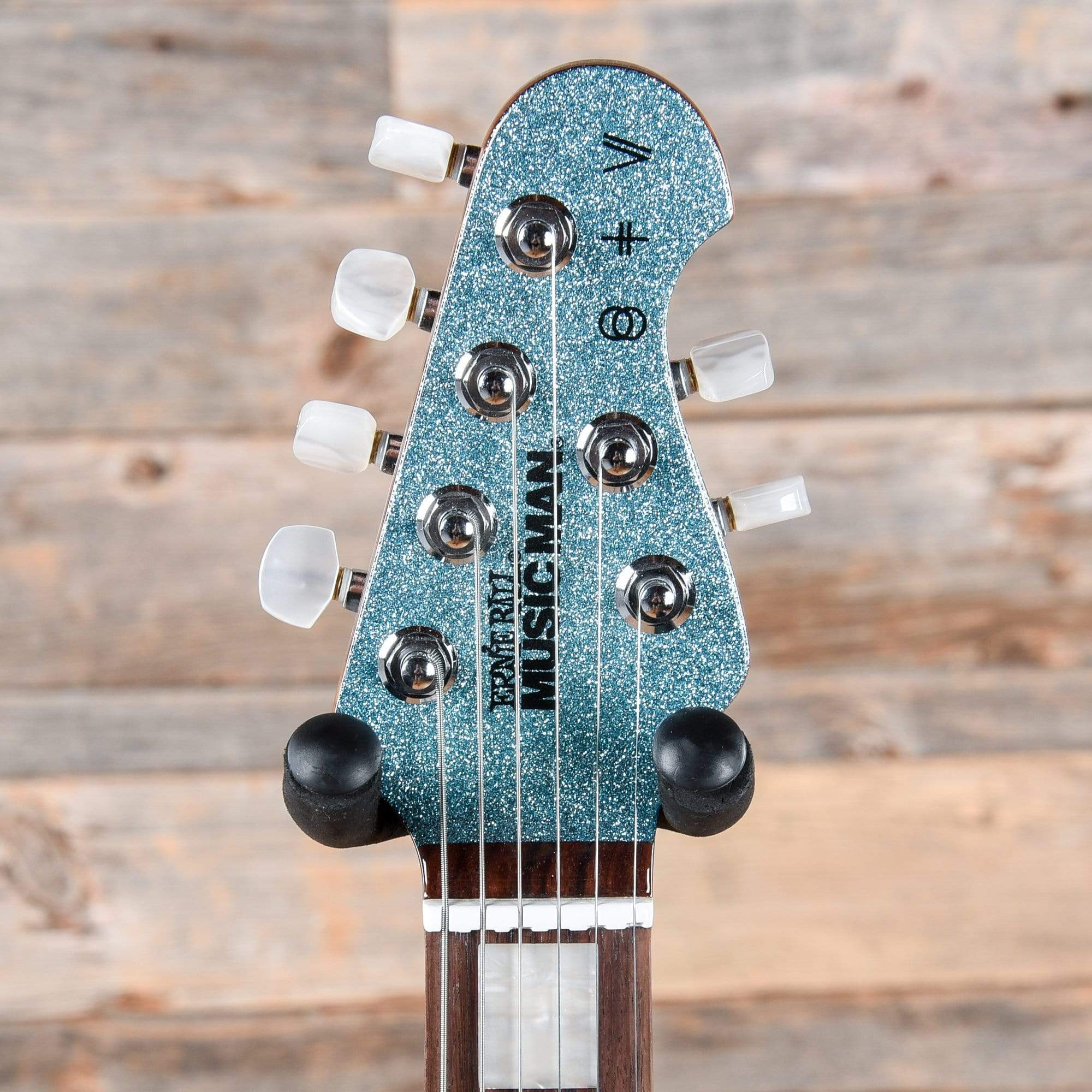 Music Man BFR St Vincent HHH Turquoise Crush w/White Pickguard Electric Guitars / Solid Body