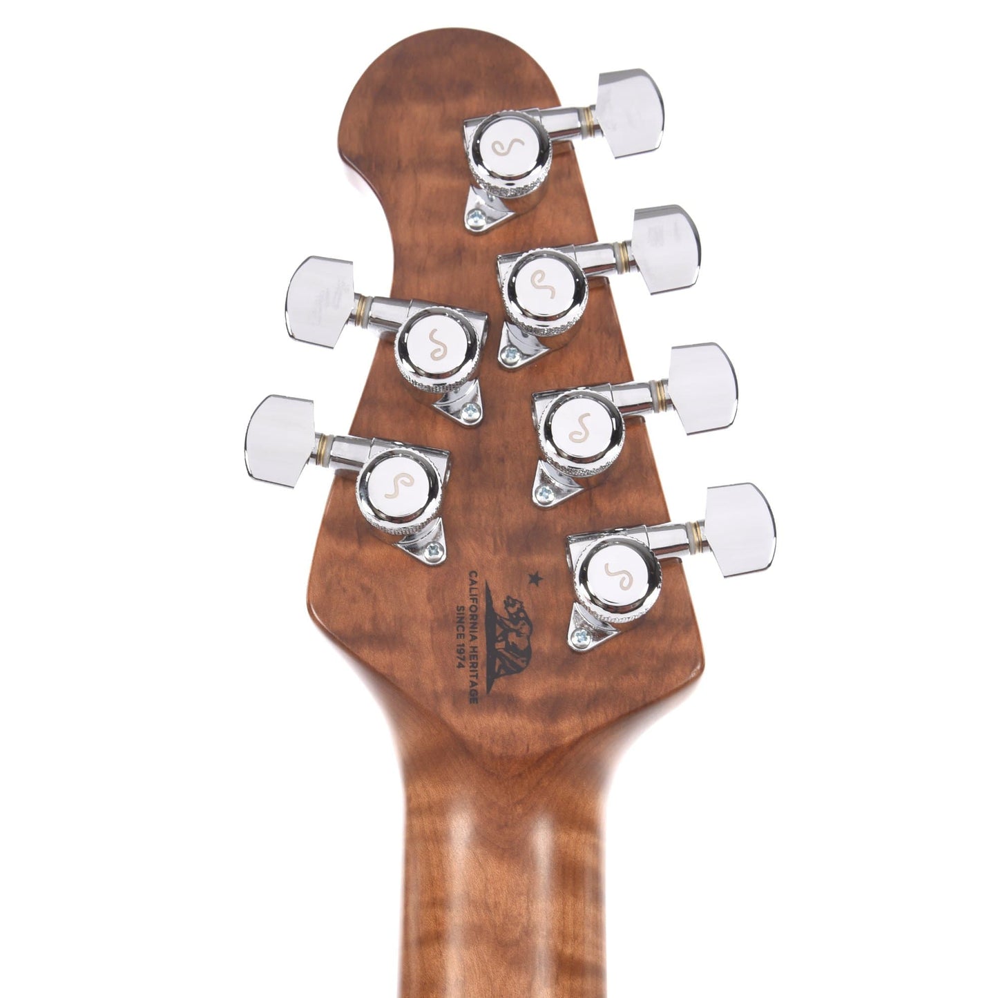 Music Man BFR Valentine Baby Blue w/Painted Headstock Electric Guitars / Solid Body