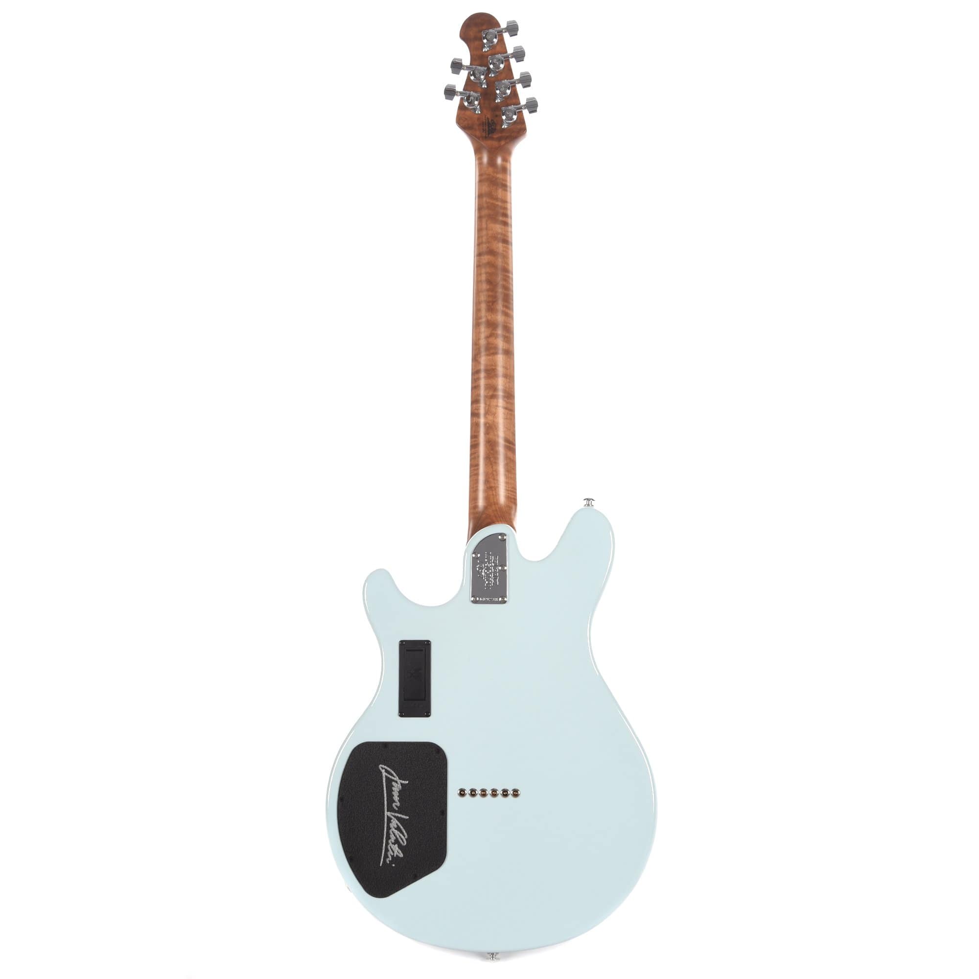 Music Man BFR Valentine Baby Blue w/Painted Headstock Electric Guitars / Solid Body