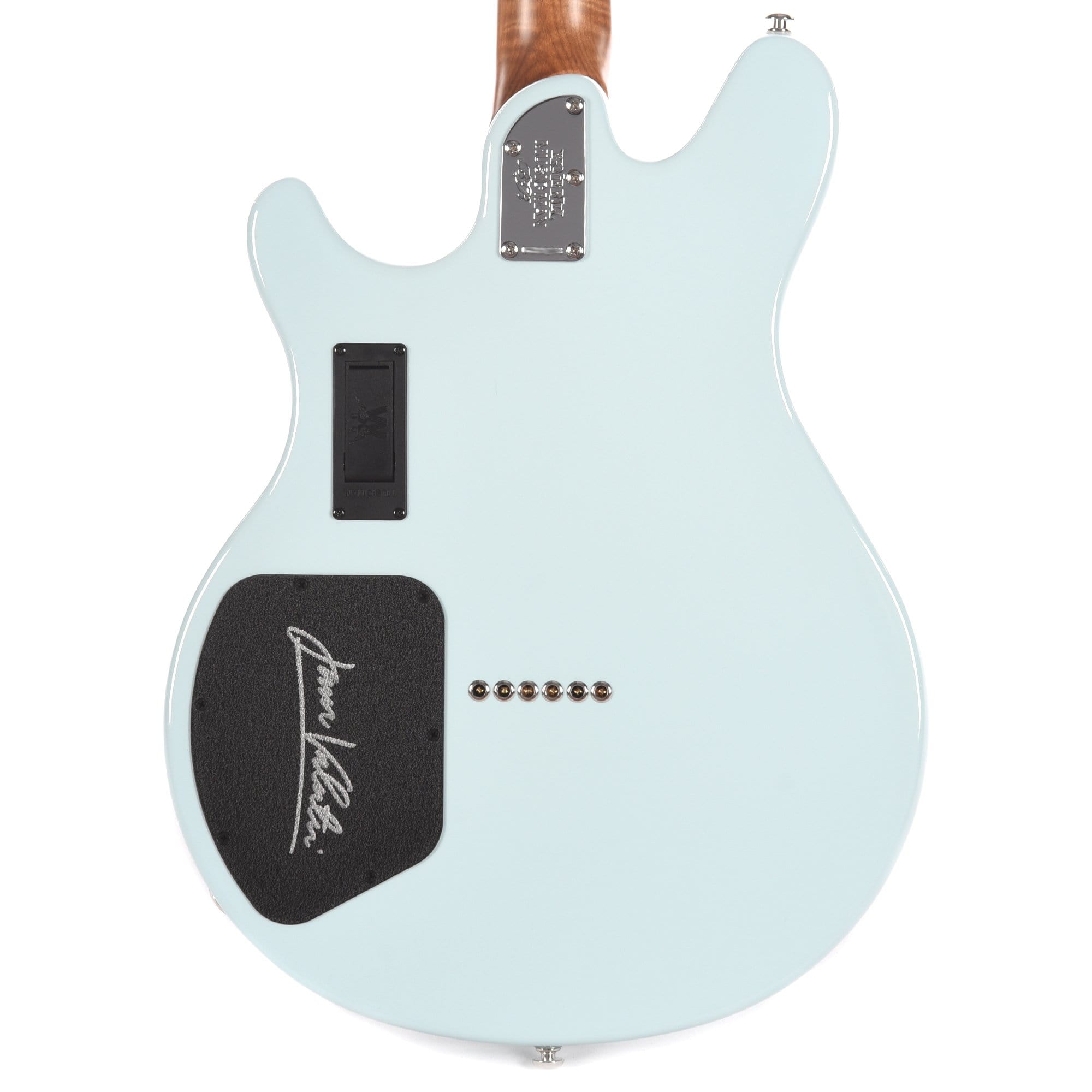 Music Man BFR Valentine Baby Blue w/Painted Headstock Electric Guitars / Solid Body