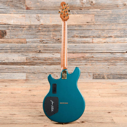 Music Man BFR Valentine Pine Green w/Gold Hardware & Painted Headstock Electric Guitars / Solid Body