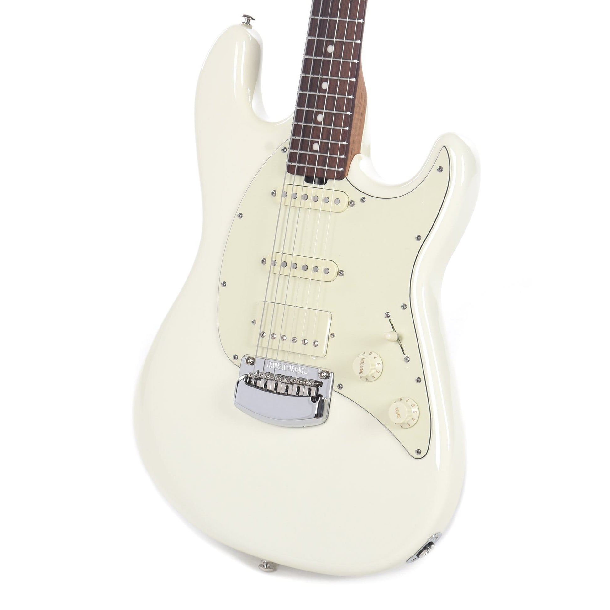 Music Man Cutlass RS HSS Trem Ivory White Electric Guitars / Solid Body
