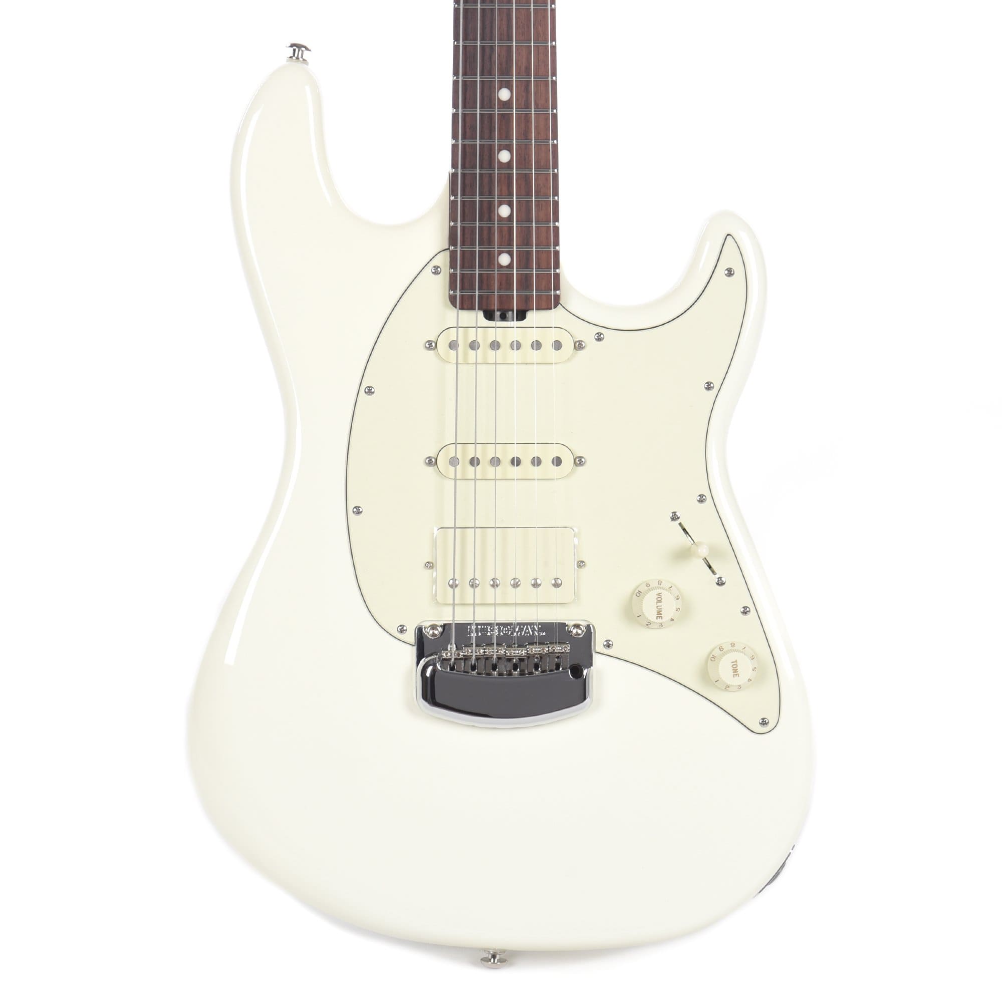 Music Man Cutlass RS HSS Trem Ivory White Electric Guitars / Solid Body