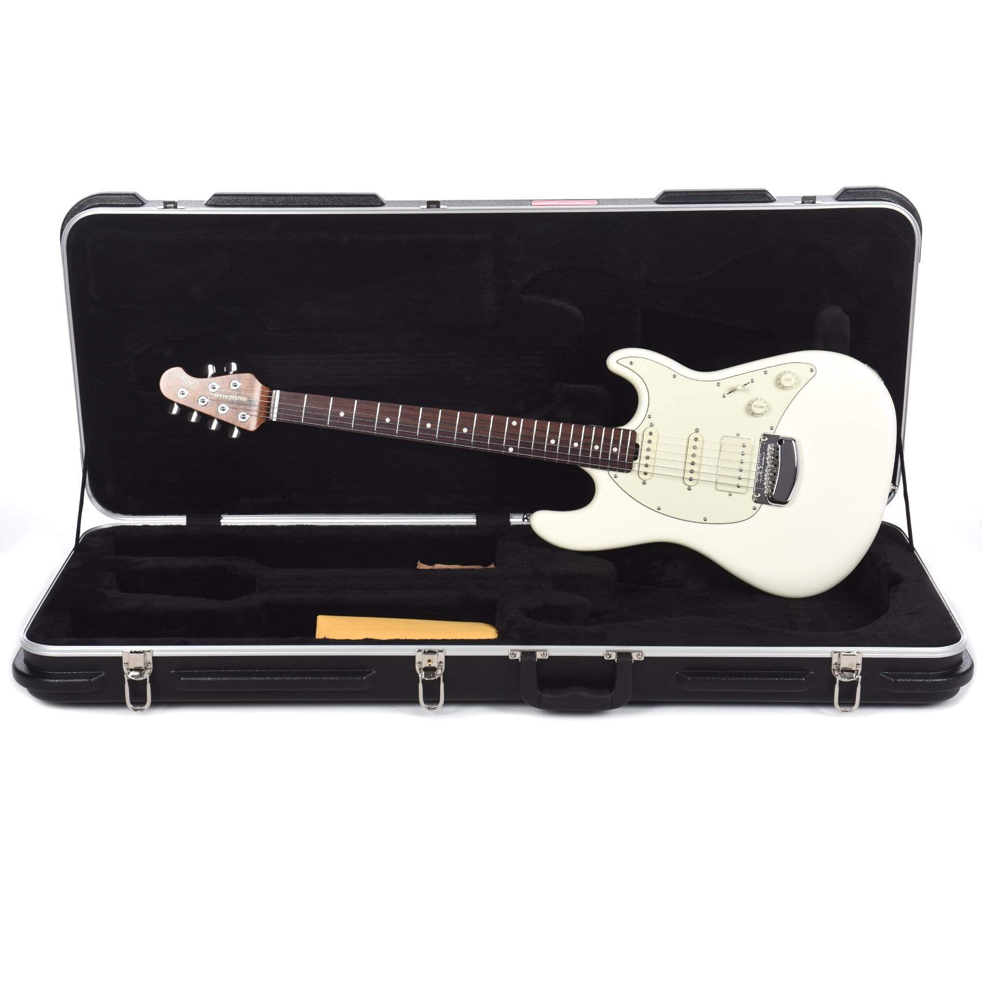 Music Man Cutlass RS HSS Trem Ivory White Electric Guitars / Solid Body
