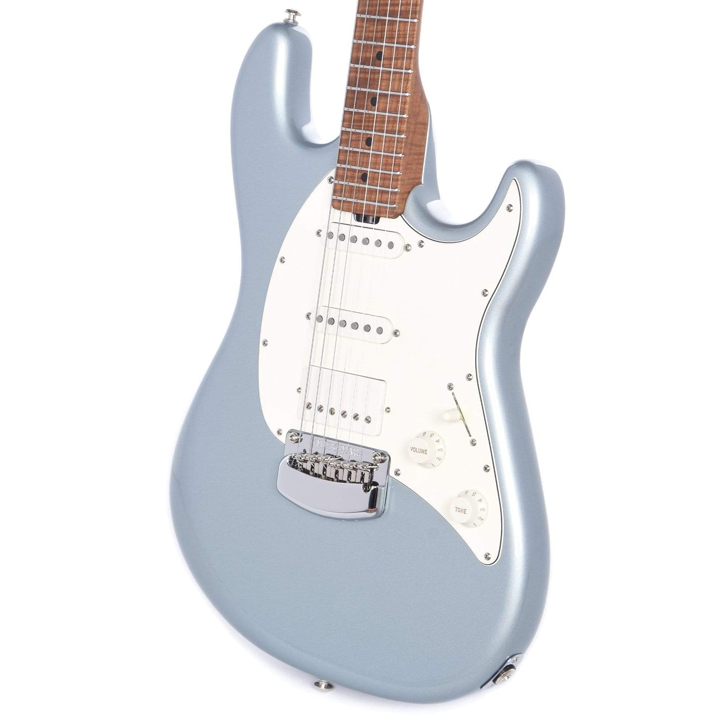 Music Man Cutlass RS SSS Trem Firemist Silver Electric Guitars / Solid Body