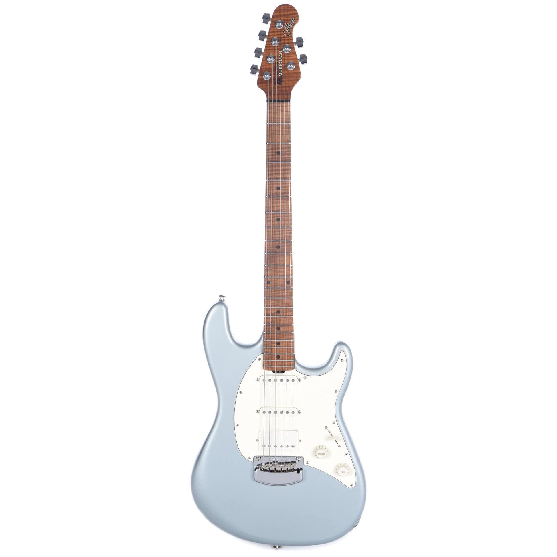 Music Man Cutlass RS SSS Trem Firemist Silver Electric Guitars / Solid Body