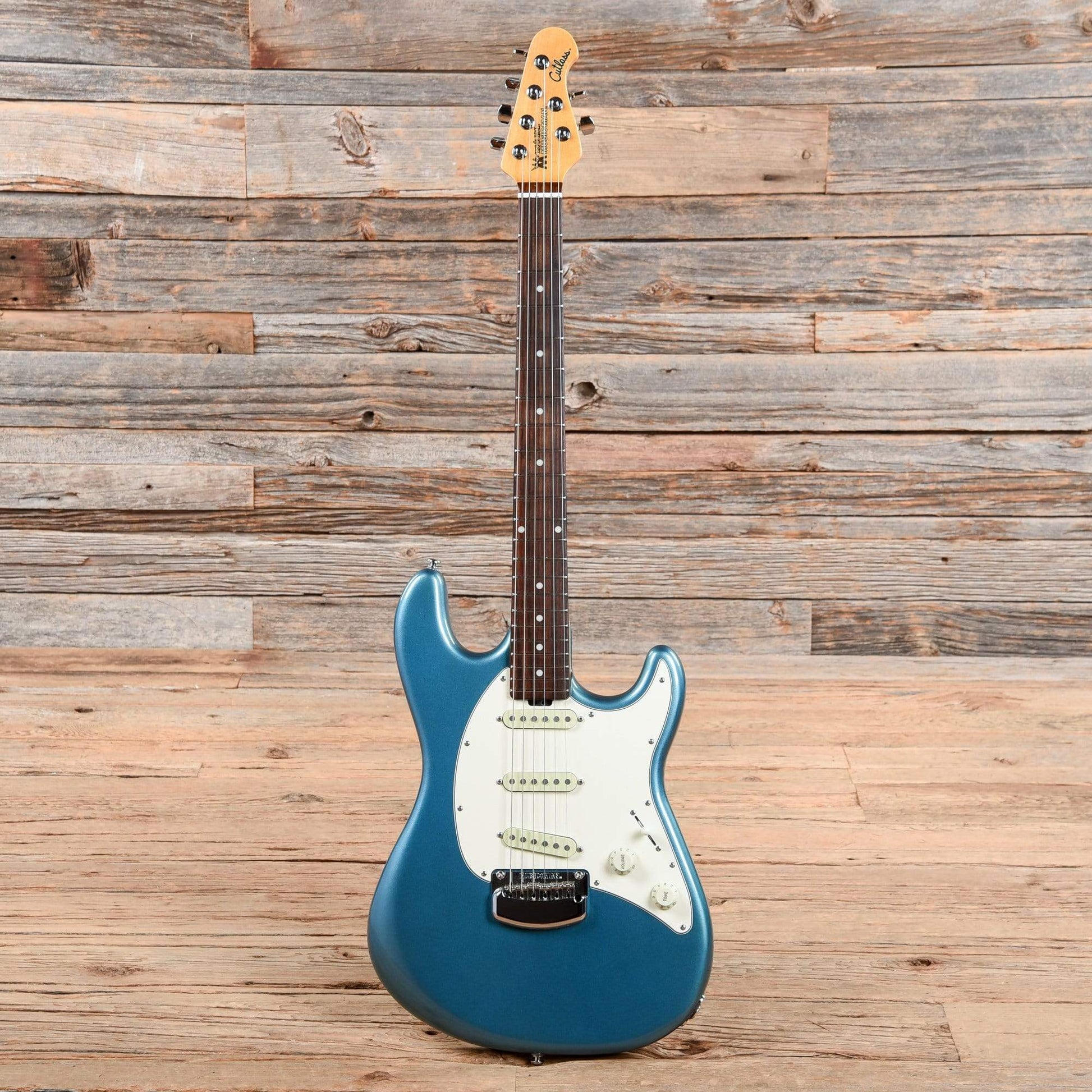Music Man Cutlass SSS Vintage Turquoise 2016 Electric Guitars / Solid Body