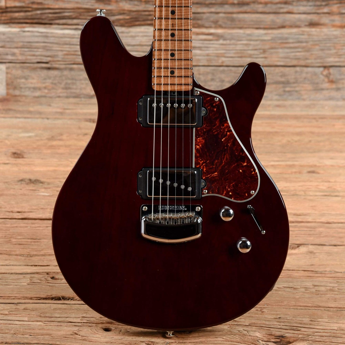 Music Man James Valentine Signature Trans Maroon 2017 Electric Guitars / Solid Body