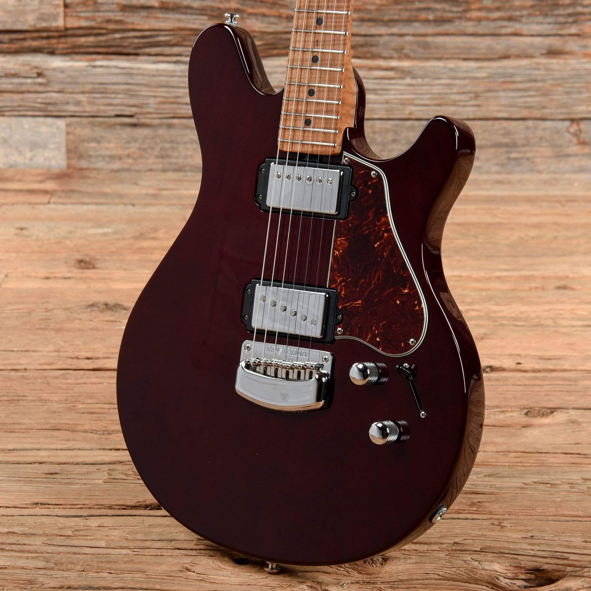 Music Man James Valentine Signature Trans Maroon 2017 Electric Guitars / Solid Body