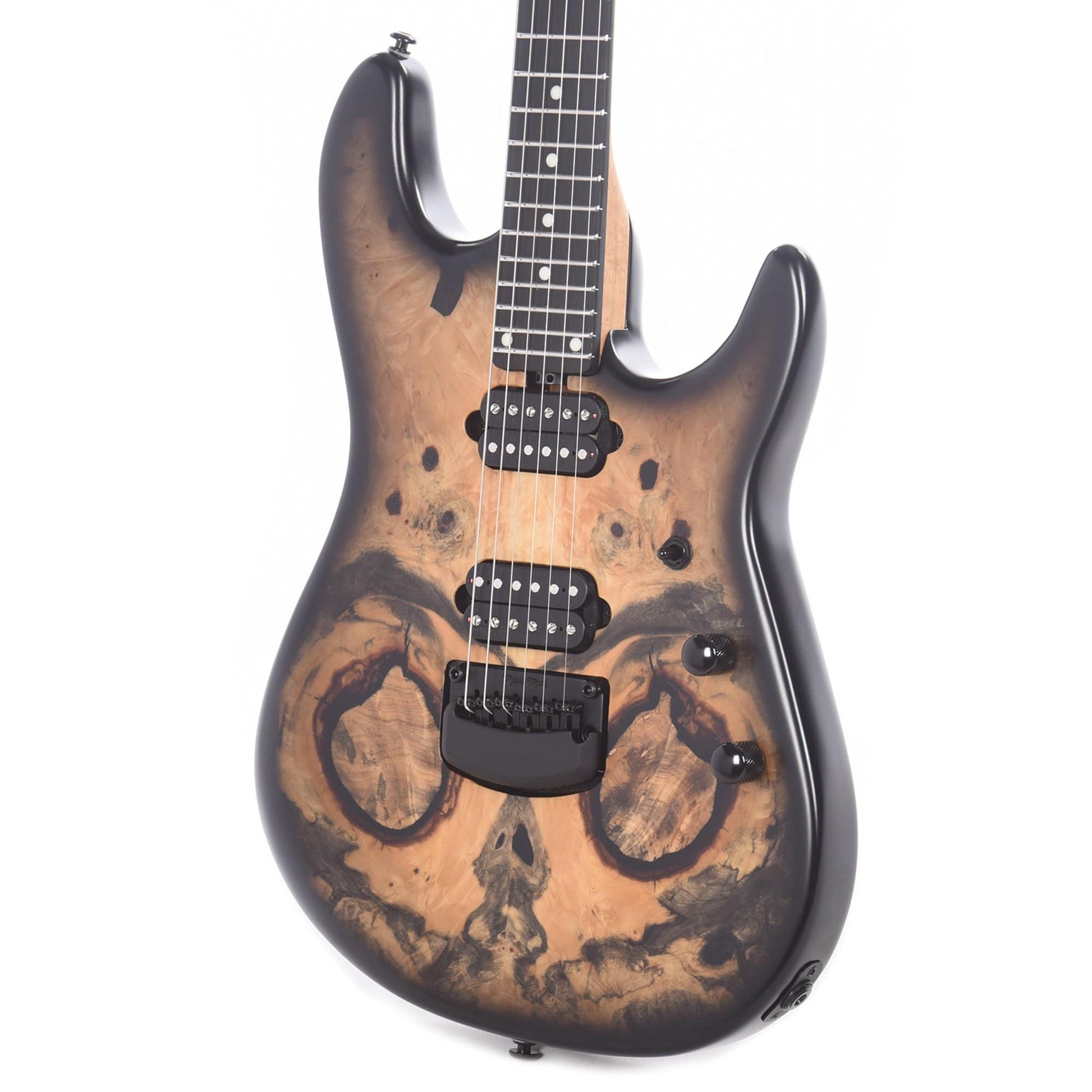 Music Man Jason Richardson Cutlass HH Trem Buckeye Burl Top w/Roasted Maple Neck & Black Hardware Electric Guitars / Solid Body