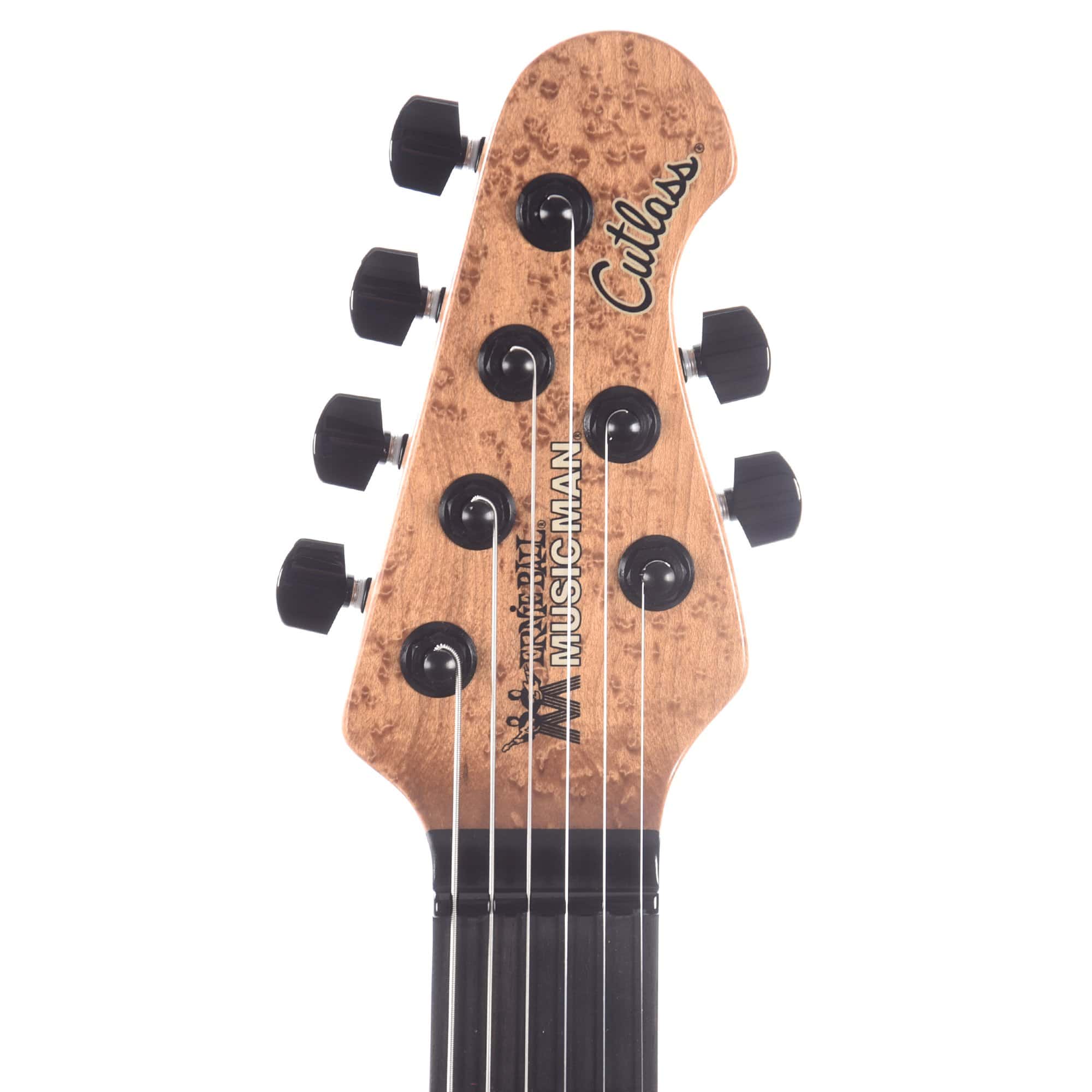 Music Man Jason Richardson Cutlass HH Trem Buckeye Burl Top w/Roasted Maple Neck & Black Hardware Electric Guitars / Solid Body
