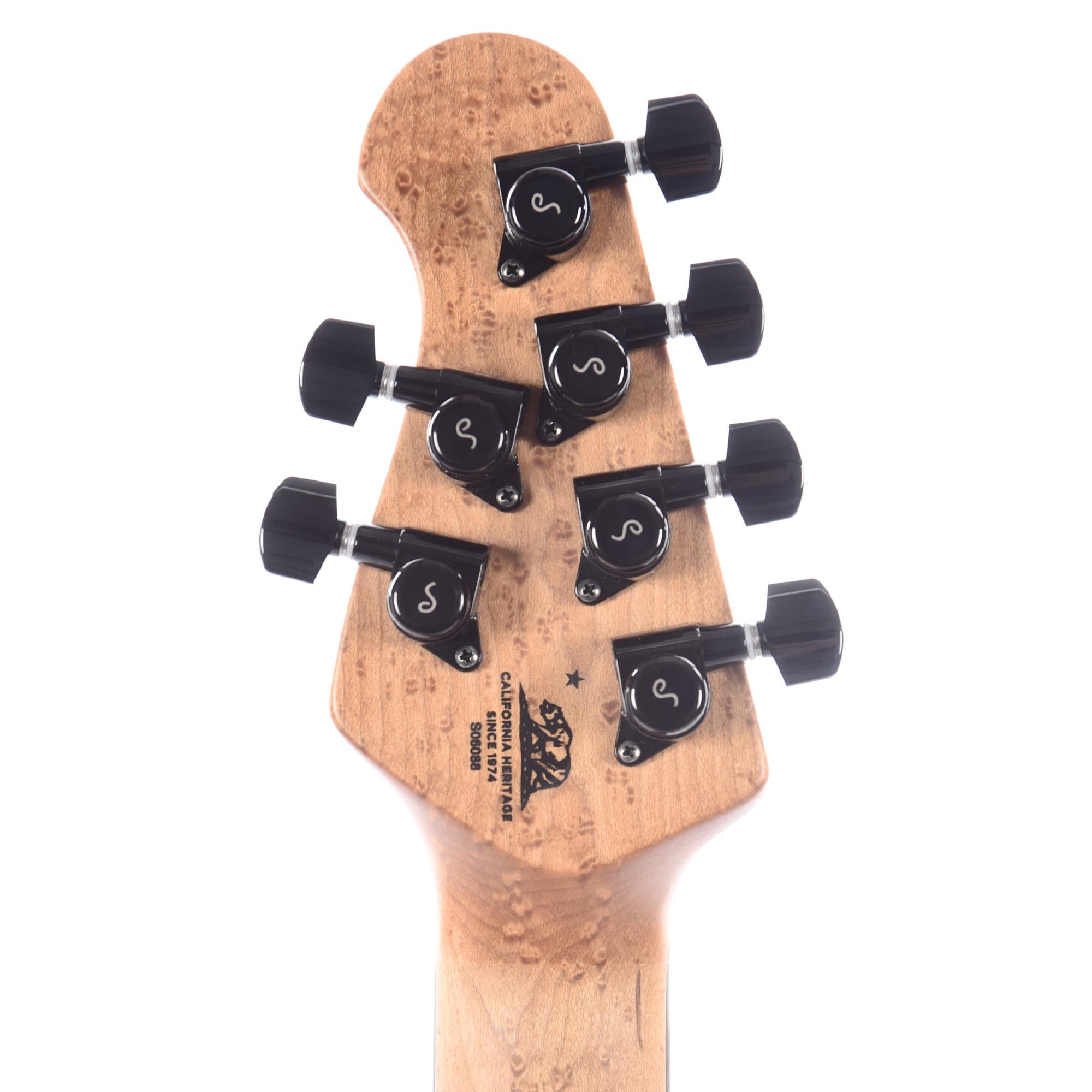 Music Man Jason Richardson Cutlass HH Trem Buckeye Burl Top w/Roasted Maple Neck & Black Hardware Electric Guitars / Solid Body