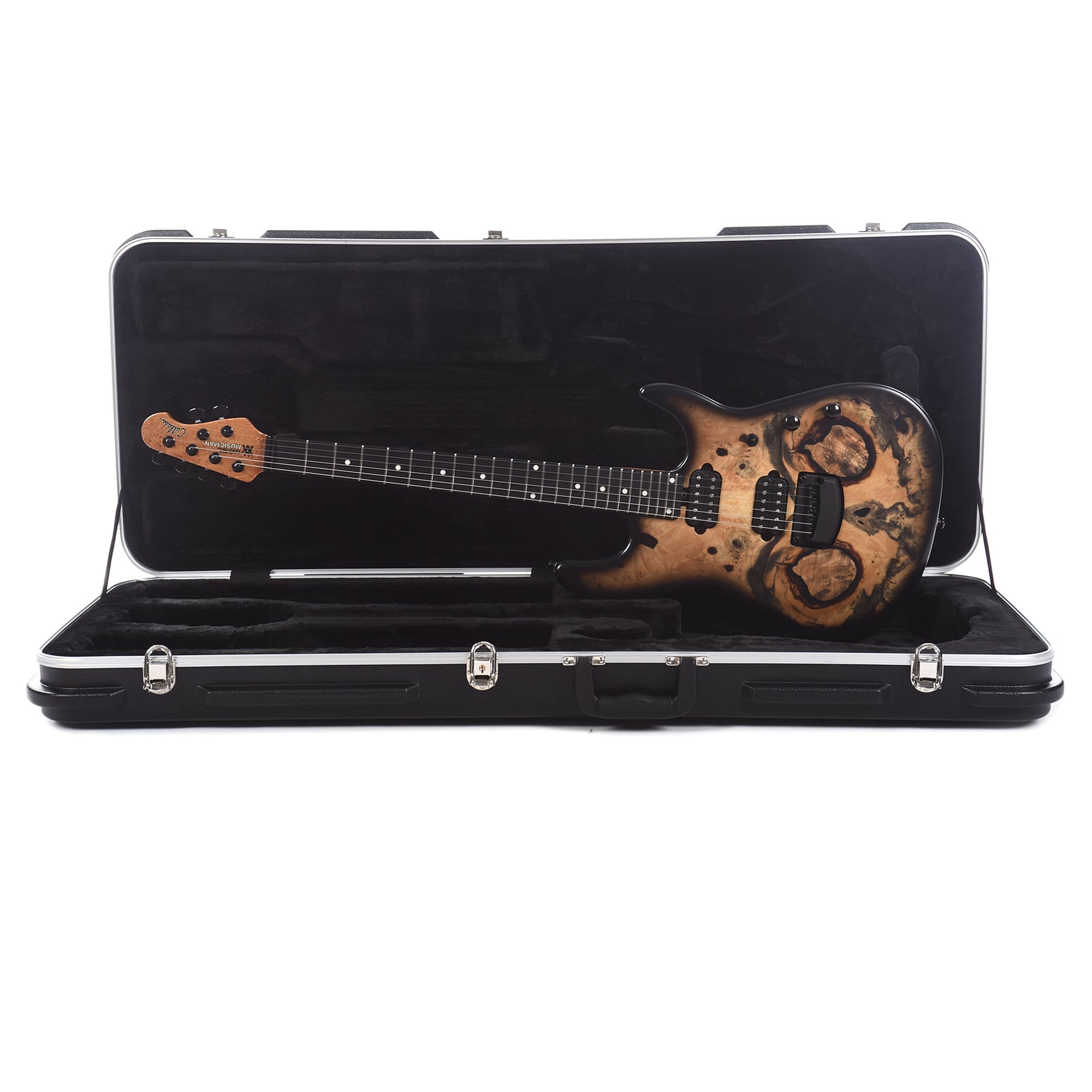 Music Man Jason Richardson Cutlass HH Trem Buckeye Burl Top w/Roasted Maple Neck & Black Hardware Electric Guitars / Solid Body