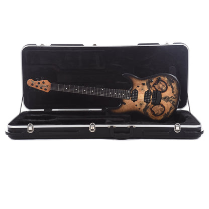 Music Man Jason Richardson Cutlass HH Trem Buckeye Burl Top w/Roasted Maple Neck & Black Hardware Electric Guitars / Solid Body