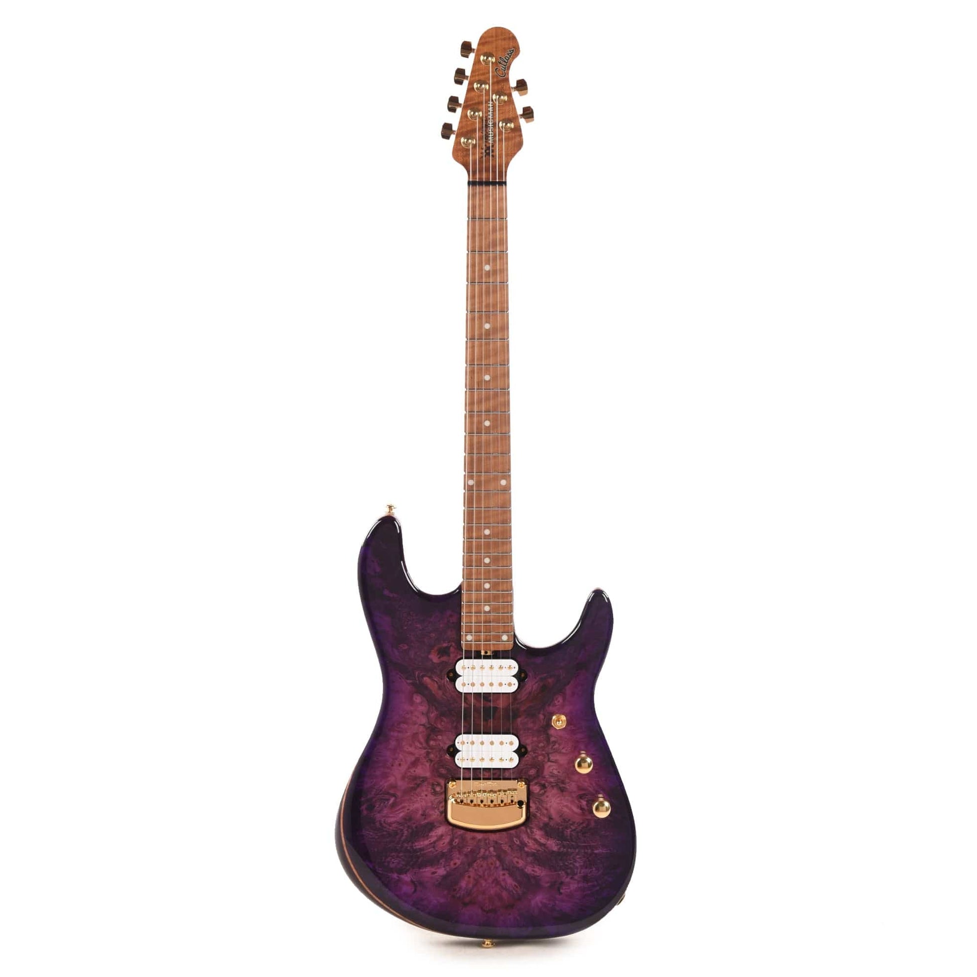 Music Man Jason Richardson Cutlass Majora Purple Electric Guitars / Solid Body