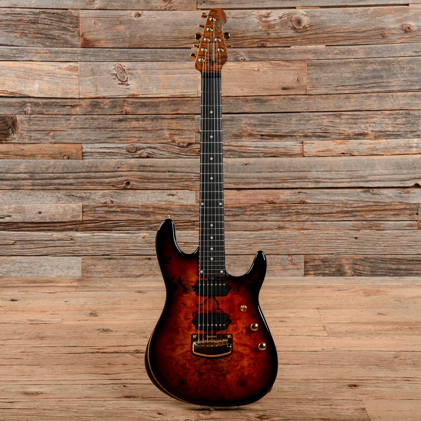 Music Man Jason Richardson Signature 7-String Cutlass Rorschach Red 2020 Electric Guitars / Solid Body