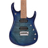Music Man JP15 7 String Cerulean Paradise Flame w/Figured Roasted Maple Neck Electric Guitars / Solid Body