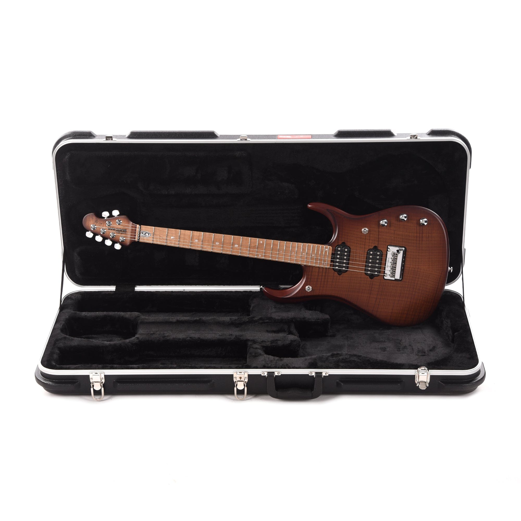 Music Man JP15 Sahara Burst Flame w/Figured Roasted Maple Neck Electric Guitars / Solid Body