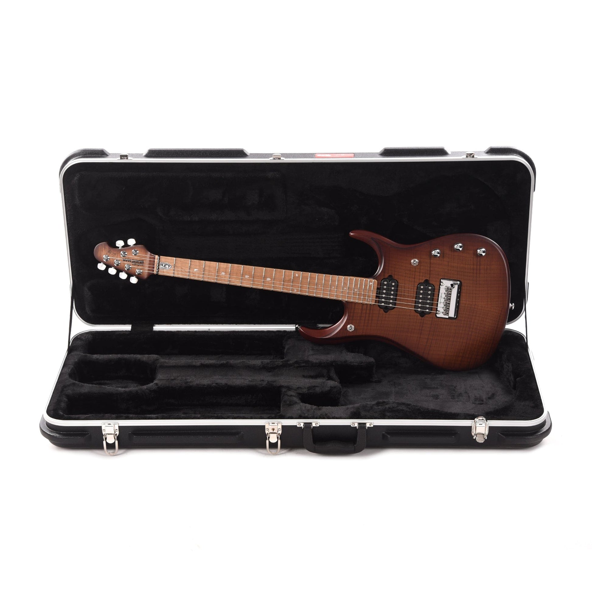 Music Man JP15 Sahara Burst Flame w/Figured Roasted Maple Neck Electric Guitars / Solid Body