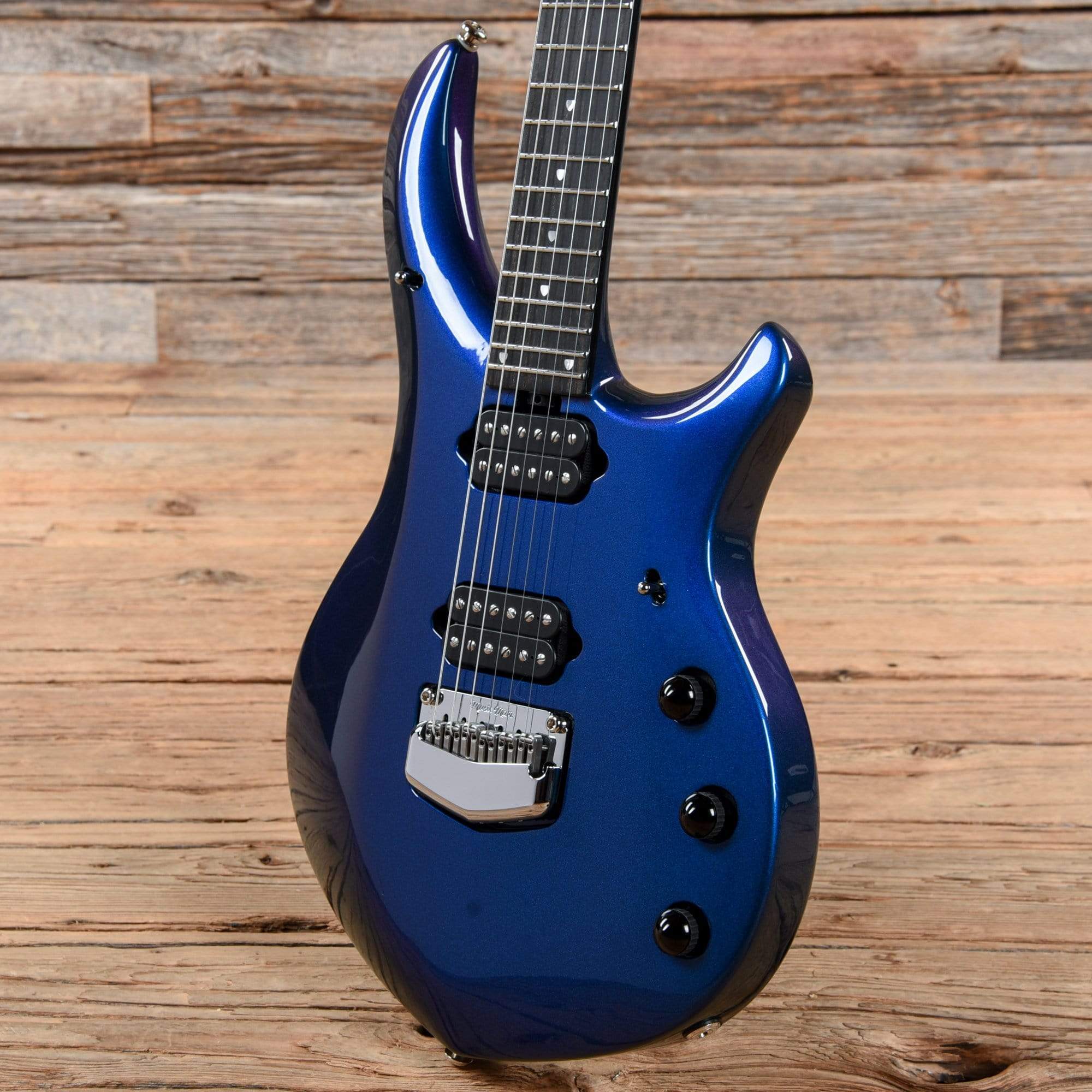 Music Man Majesty 6 Color Shift Opaque Kinetic Blue Electric Guitars / Solid Body