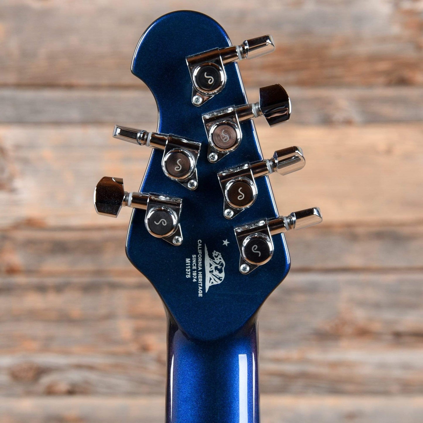 Music Man Majesty 6 Color Shift Opaque Kinetic Blue Electric Guitars / Solid Body