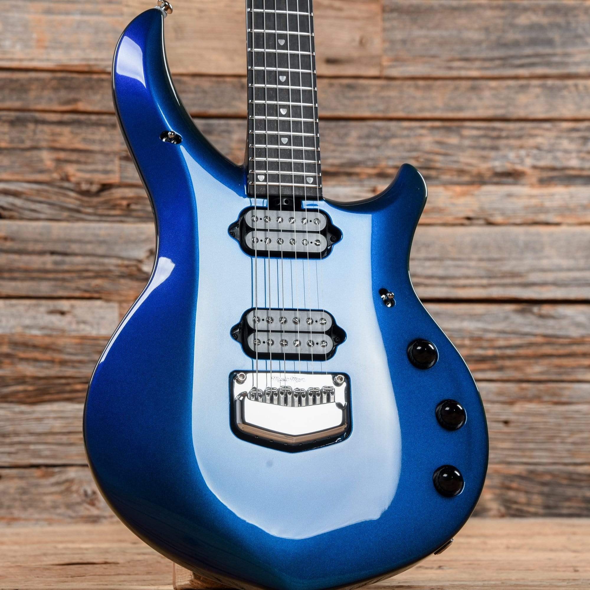 Music Man Majesty 6 Color Shift Opaque Kinetic Blue Electric Guitars / Solid Body