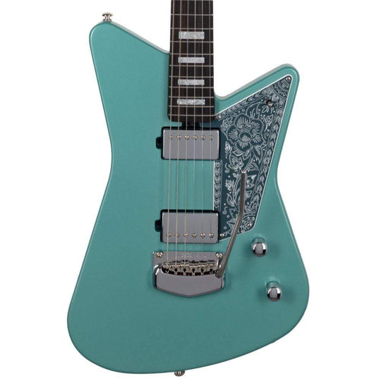 Music Man Mariposa Guitar Dorado Green w/Torrid Pickguard Electric Guitars / Solid Body