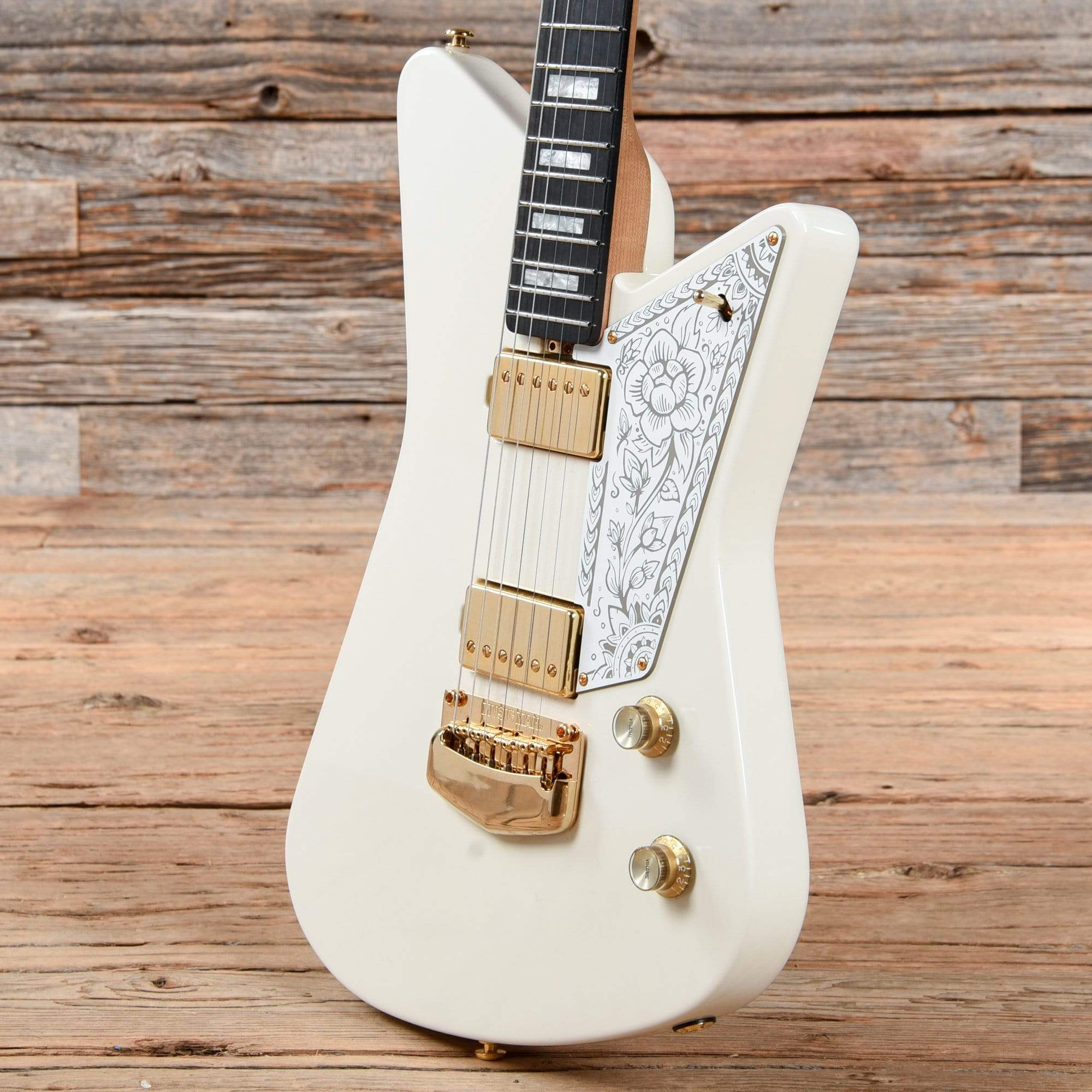 Music Man Mariposa Guitar Imperial White Electric Guitars / Solid Body