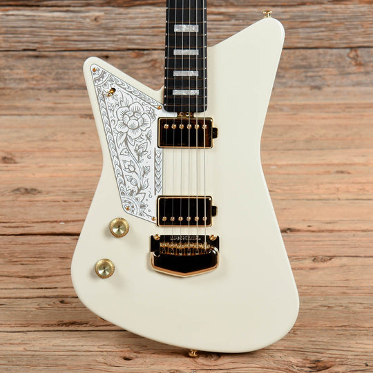 Music Man Mariposa Imperial White  LEFTY Electric Guitars / Solid Body