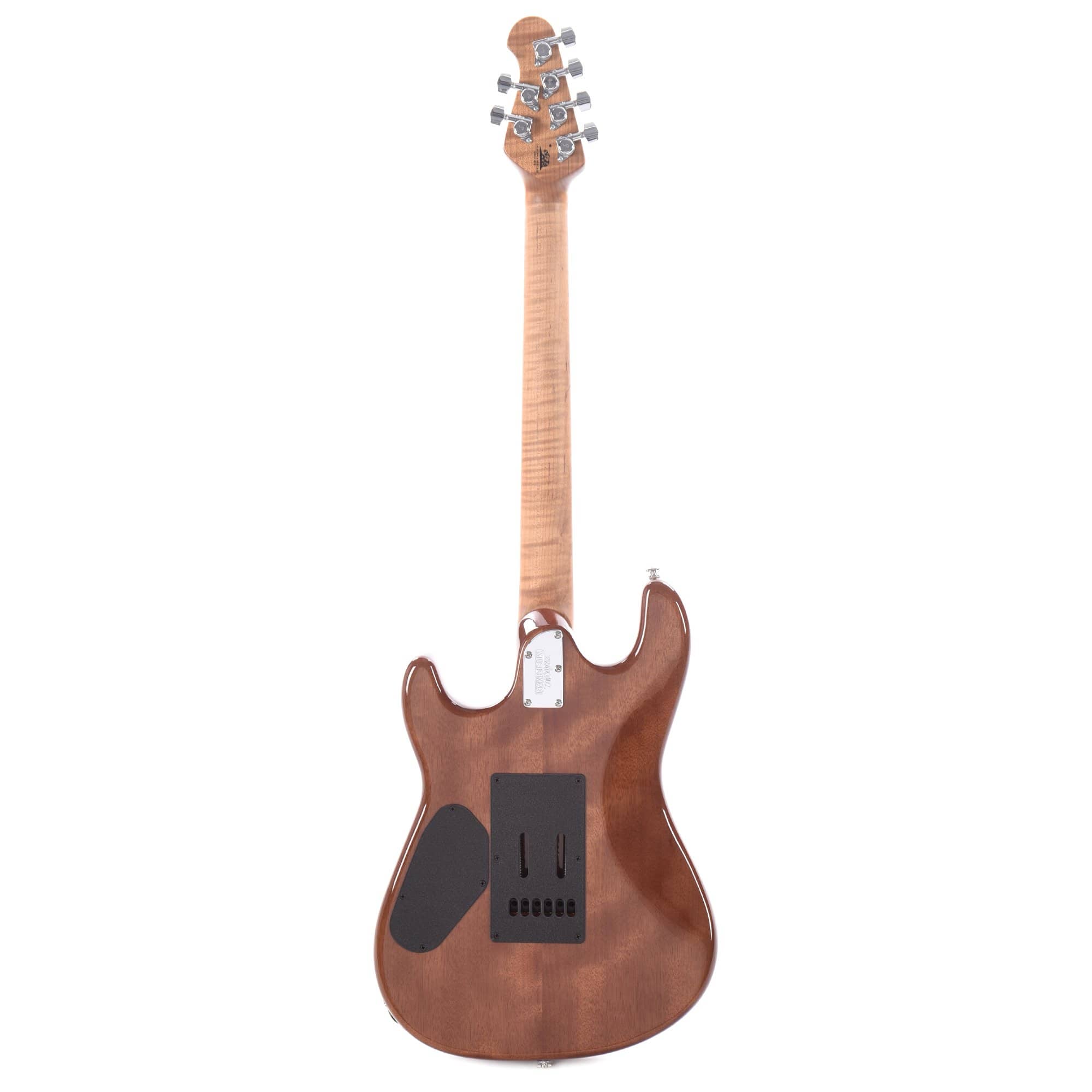 Music Man Sabre Guitar HH Trem Flame Maple Honey Suckle w/Roasted Figured Maple Neck Electric Guitars / Solid Body