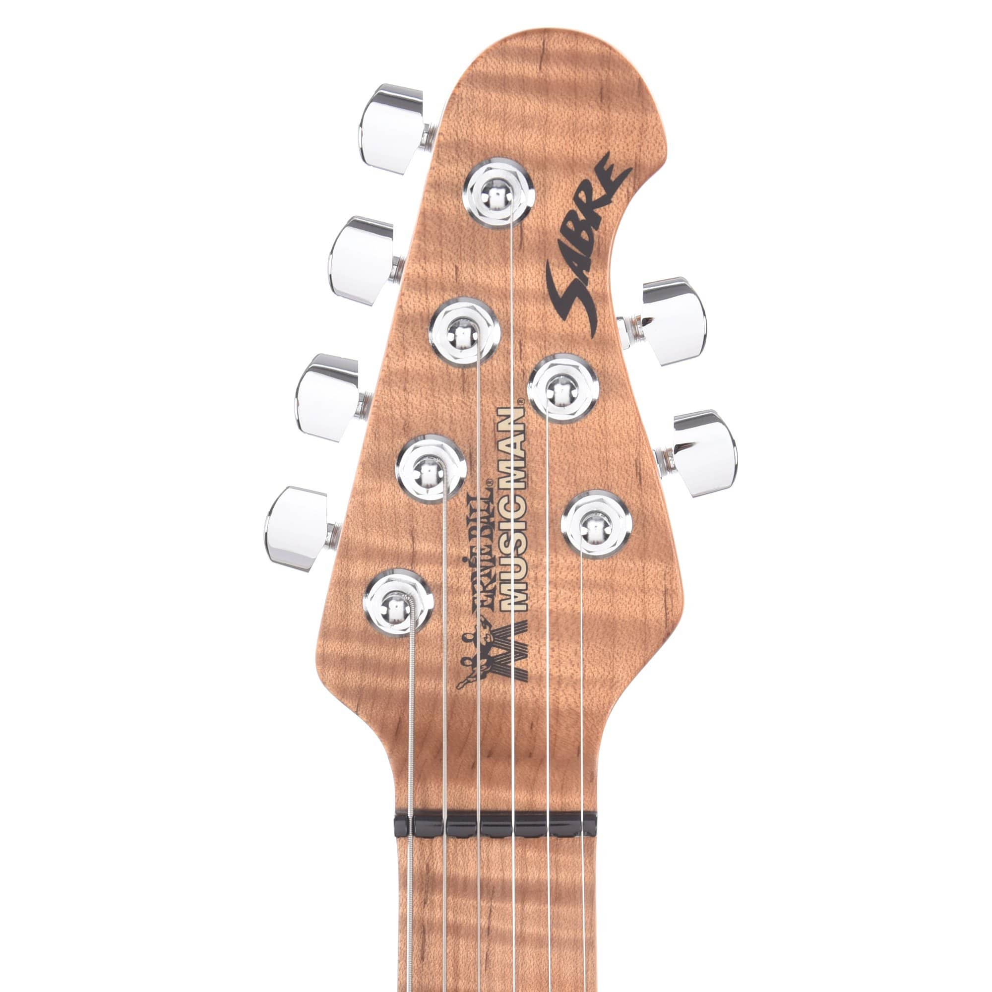 Music Man Sabre Guitar HH Trem Flame Maple Honey Suckle w/Roasted Figured Maple Neck Electric Guitars / Solid Body