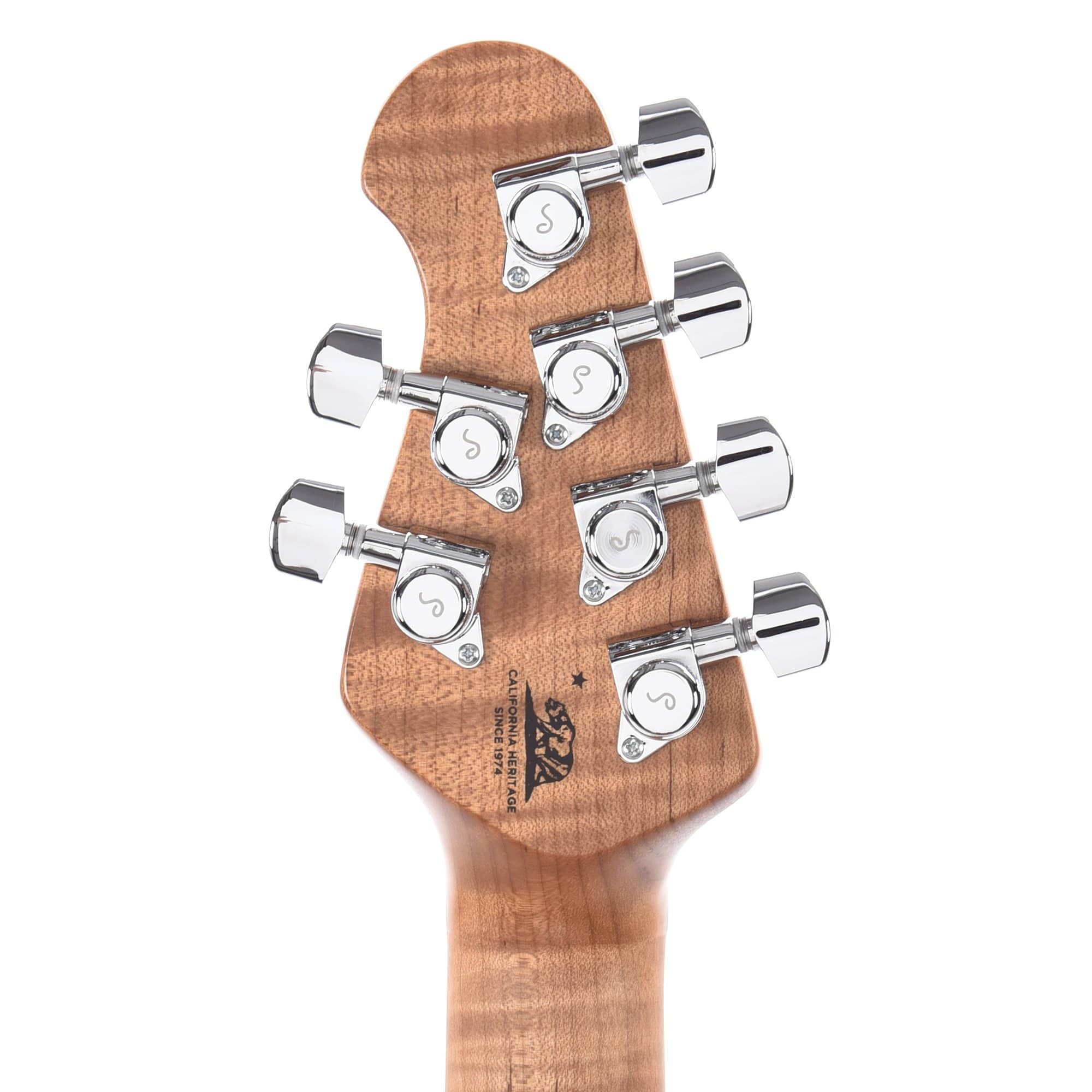 Music Man Sabre Guitar HH Trem Flame Maple Honey Suckle w/Roasted Figured Maple Neck Electric Guitars / Solid Body