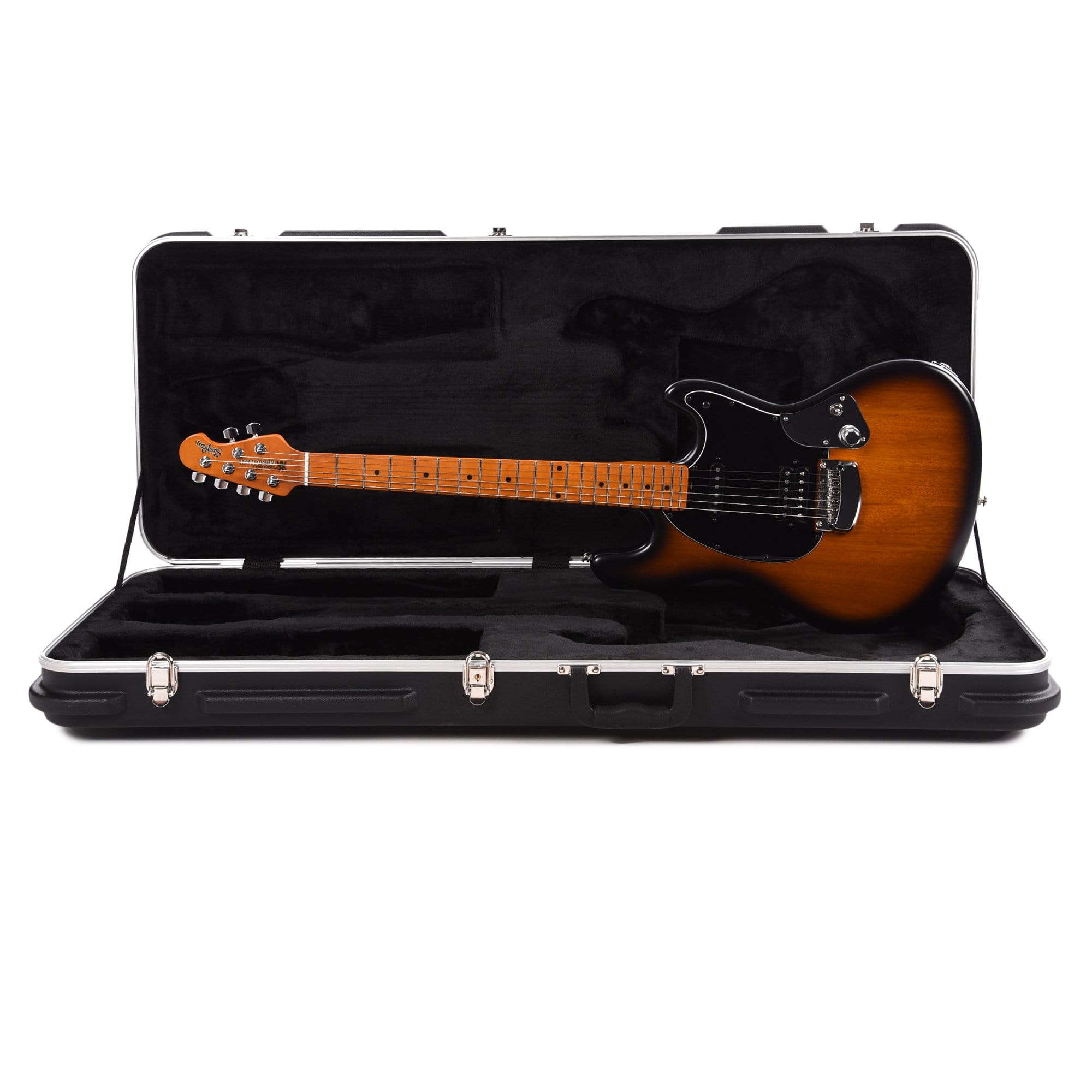 Music Man Signature Dustin Kensrue Stingray Guitar Dark Satin Tobacco Sunburst Electric Guitars / Solid Body