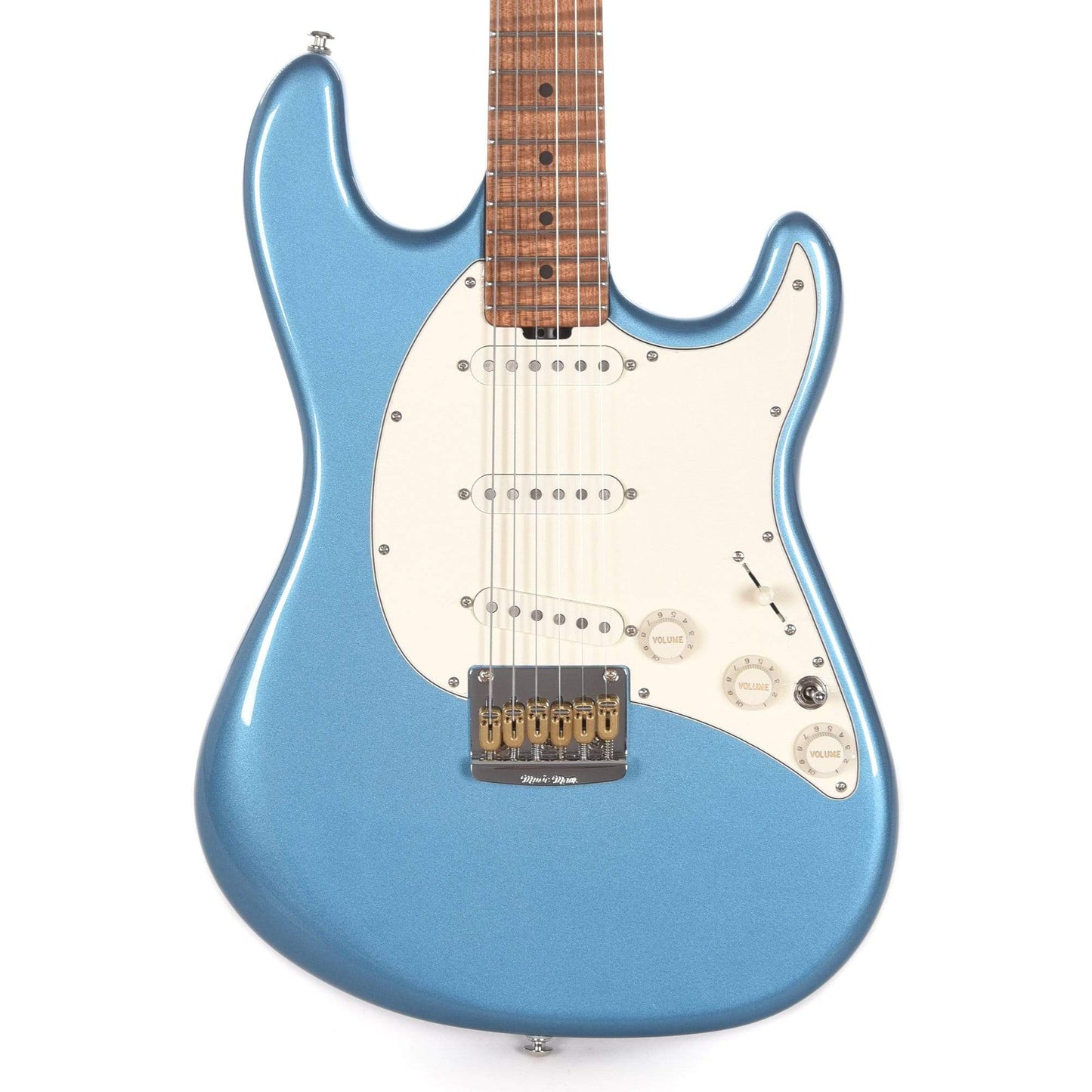 Music Man Signature Hunter Hayes Cutlass Guitar Lake Tahoe Blue w/Roasted Figured Maple Neck Electric Guitars / Solid Body