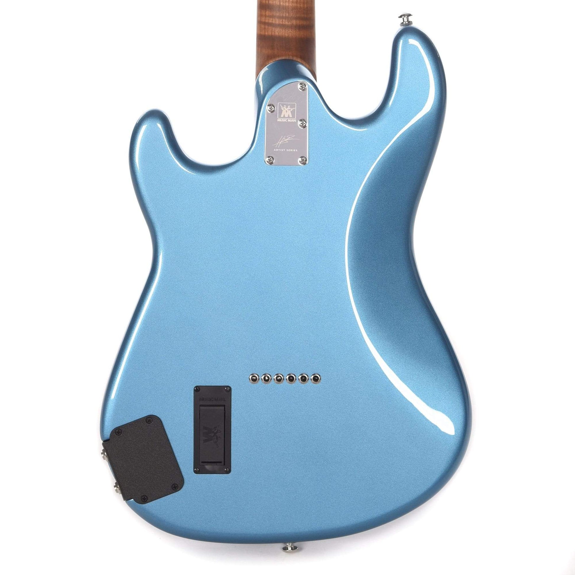 Music Man Signature Hunter Hayes Cutlass Guitar Lake Tahoe Blue w/Roasted Figured Maple Neck Electric Guitars / Solid Body