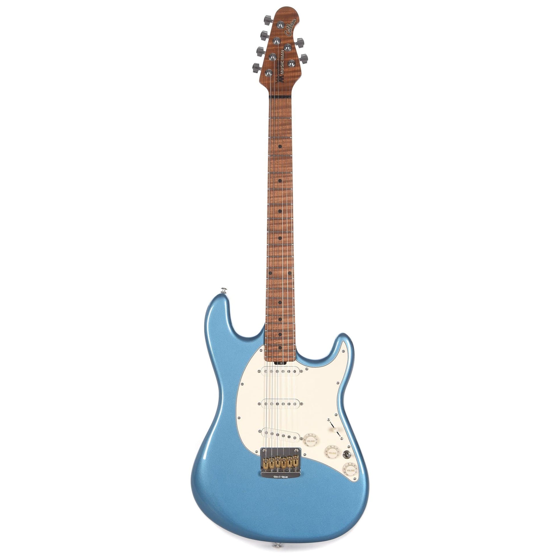 Music Man Signature Hunter Hayes Cutlass Guitar Lake Tahoe Blue w/Roasted Figured Maple Neck Electric Guitars / Solid Body