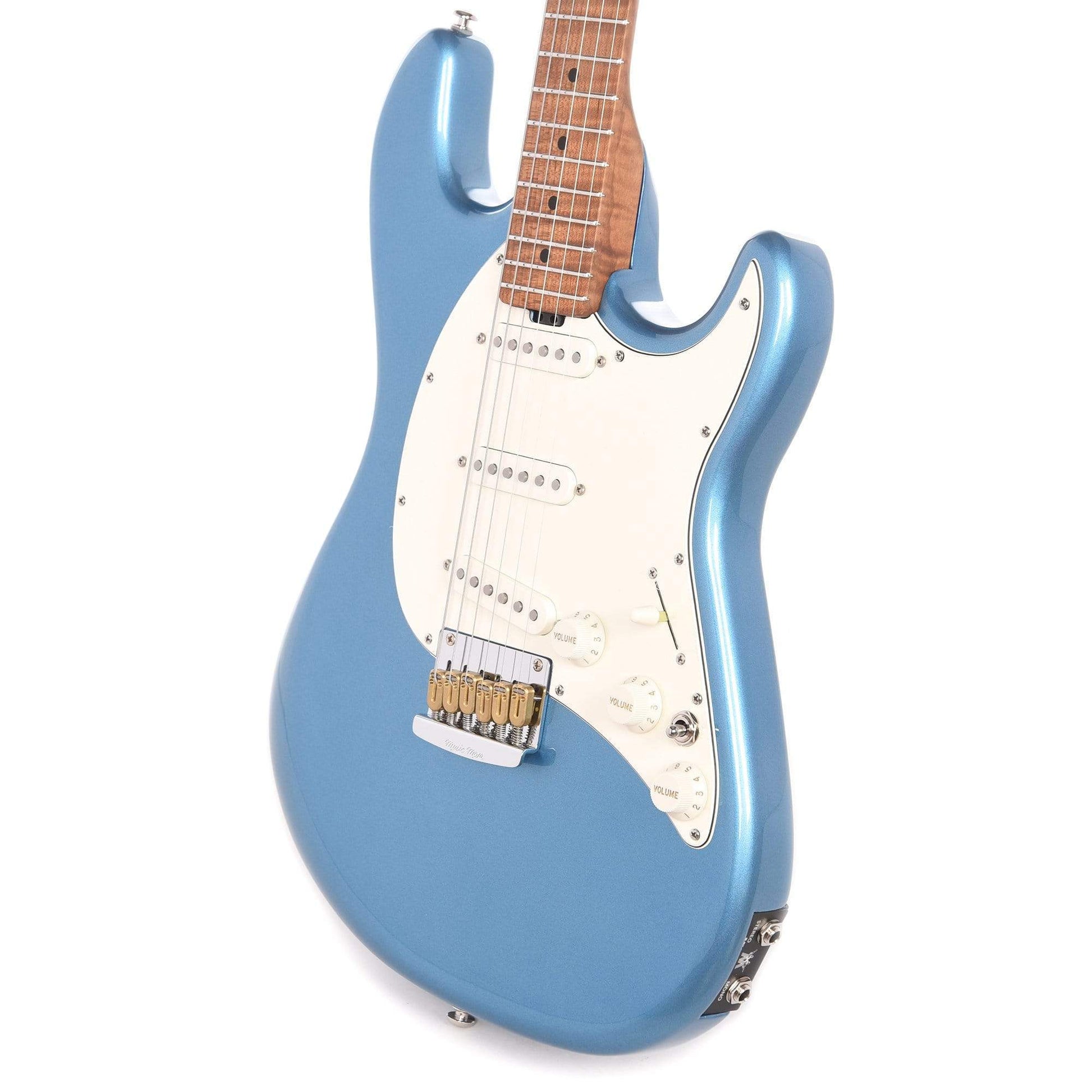 Music Man Signature Hunter Hayes Cutlass Guitar Lake Tahoe Blue w/Roasted Figured Maple Neck Electric Guitars / Solid Body
