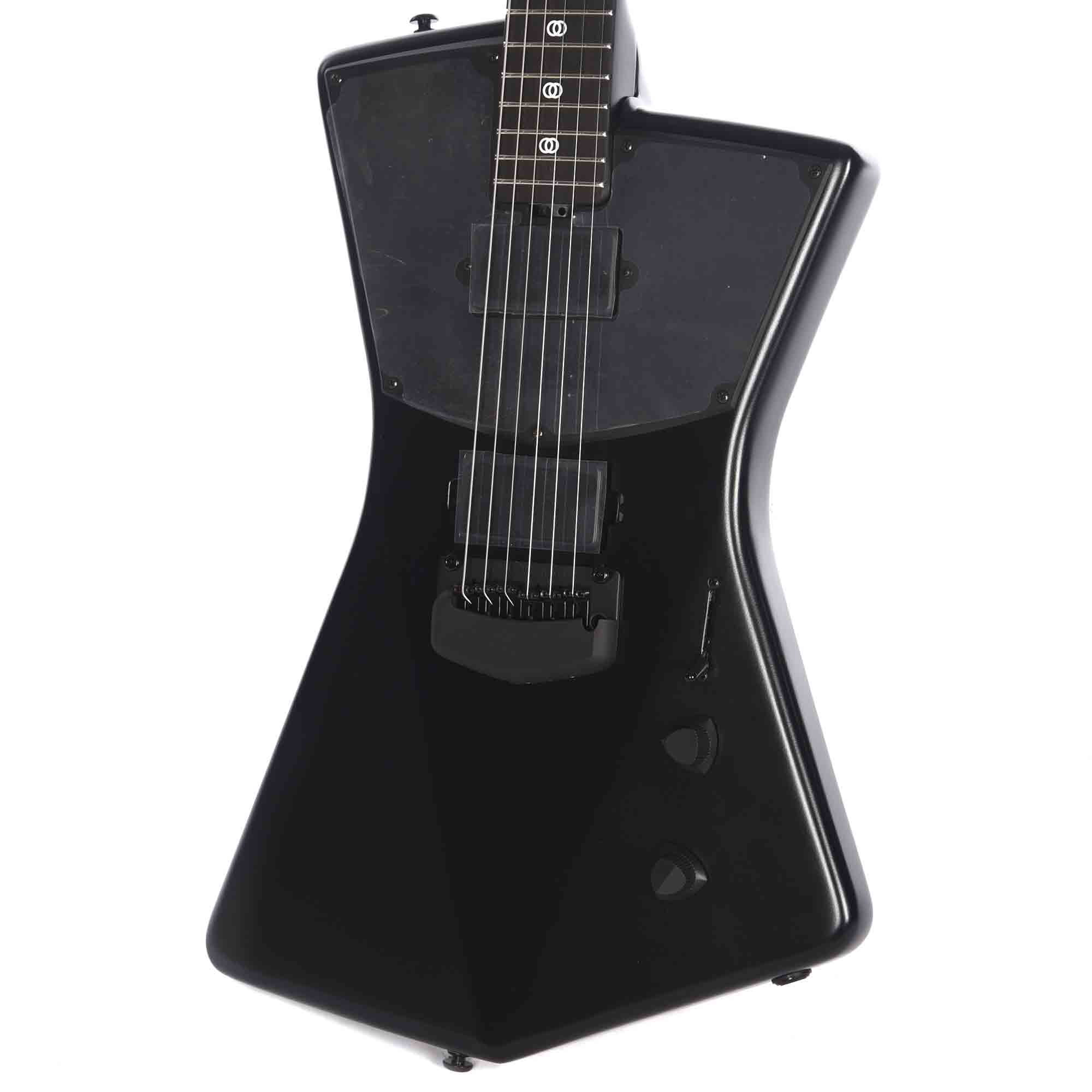 Music Man St Vincent HH Stealth Black w/Black Pickguard Electric Guitars / Solid Body