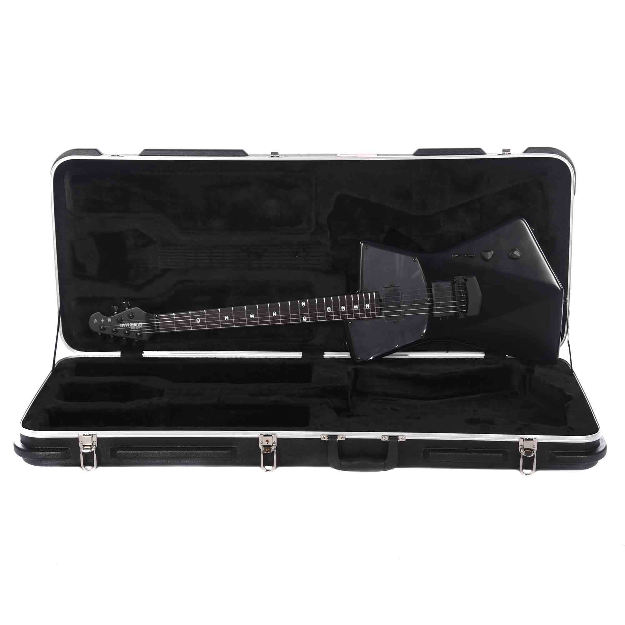 Music Man St Vincent HH Stealth Black w/Black Pickguard Electric Guitars / Solid Body