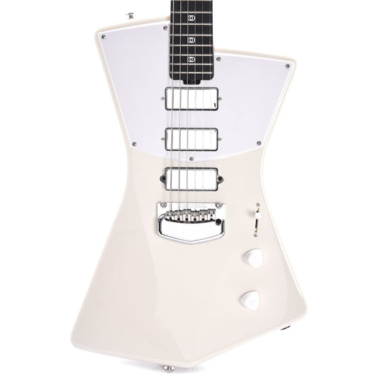 Music Man St. Vincent Signature Polaris White w/Roasted Maple Neck & Ebony Fingerboard Electric Guitars / Solid Body