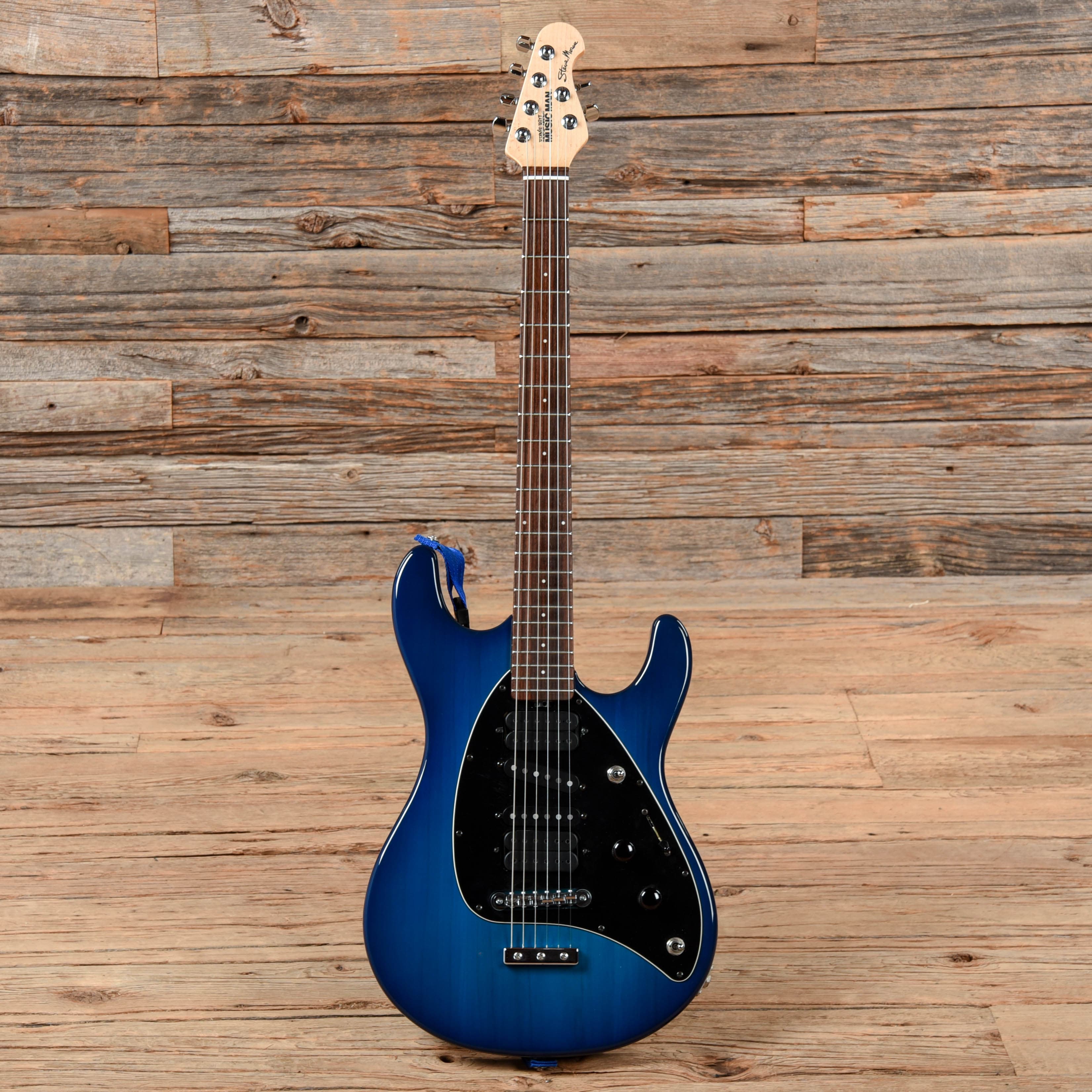 Music Man Steve Morse Hardtail Blue Burst 2005 Electric Guitars / Solid Body