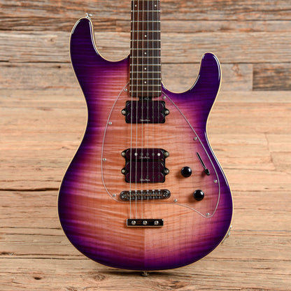 Music Man Steve Morse Signature Y2D Hardtail Purple Sunset Flame 2012 Electric Guitars / Solid Body