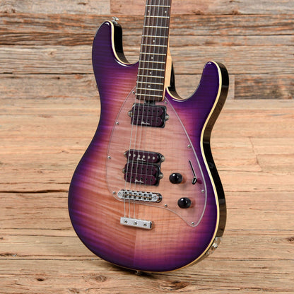Music Man Steve Morse Signature Y2D Hardtail Purple Sunset Flame 2012 Electric Guitars / Solid Body