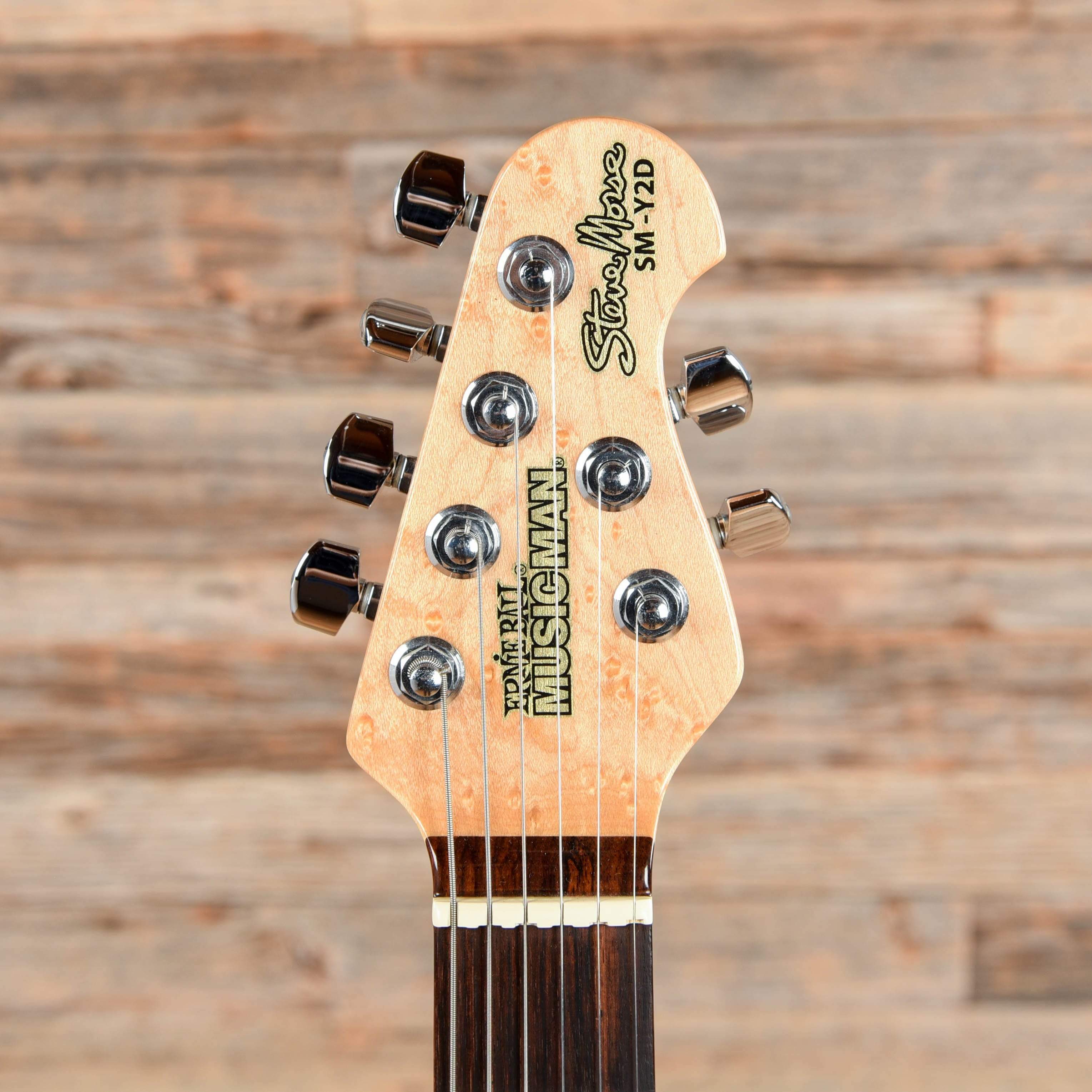 Music Man Steve Morse Signature Y2D Hardtail Purple Sunset Flame 2012 Electric Guitars / Solid Body