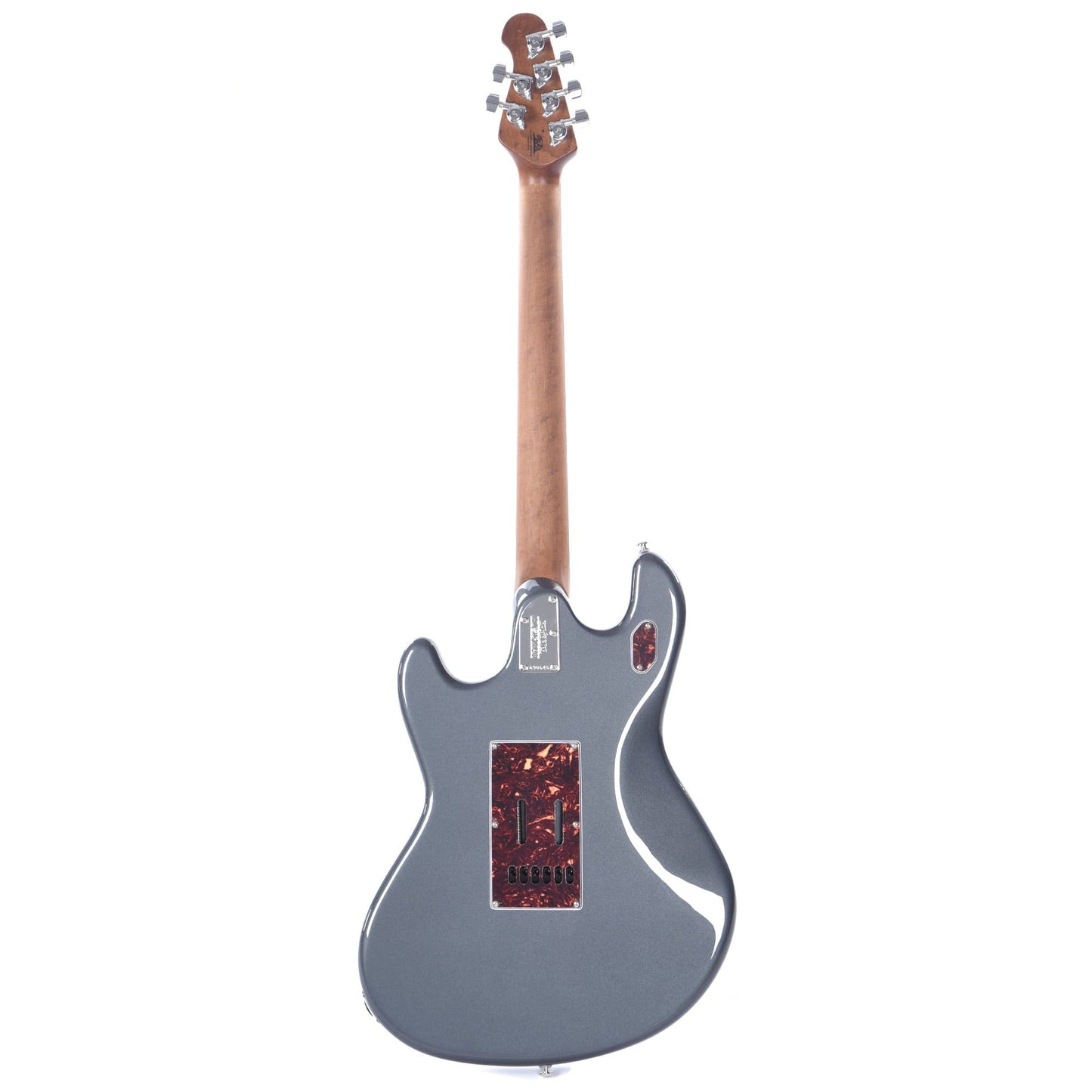 Music Man StingRay Guitar Charcoal Frost Roasted Maple w/Tortoise Shell Pickguard Electric Guitars / Solid Body