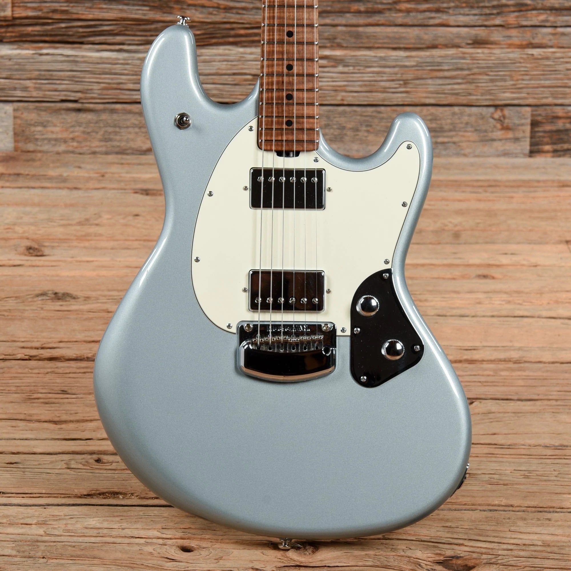 Music Man StingRay Guitar RS Firemist Silver 2019 Electric Guitars / Solid Body