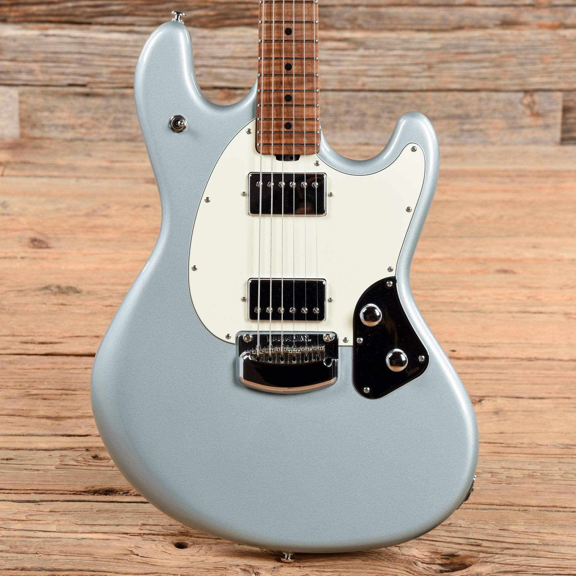Music Man StingRay RS Firemist Silver 2019 Electric Guitars / Solid Body